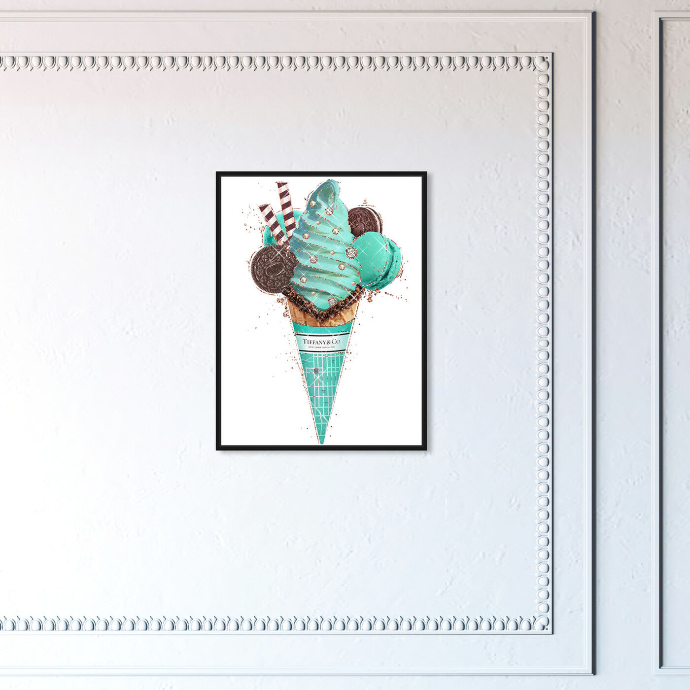 Hanging view of Aqua Mint Gelato featuring fashion and glam and fashion lifestyle art.
