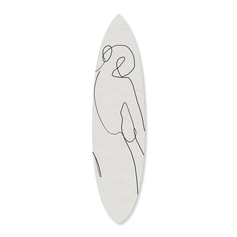 Reverse Surfboard Flat