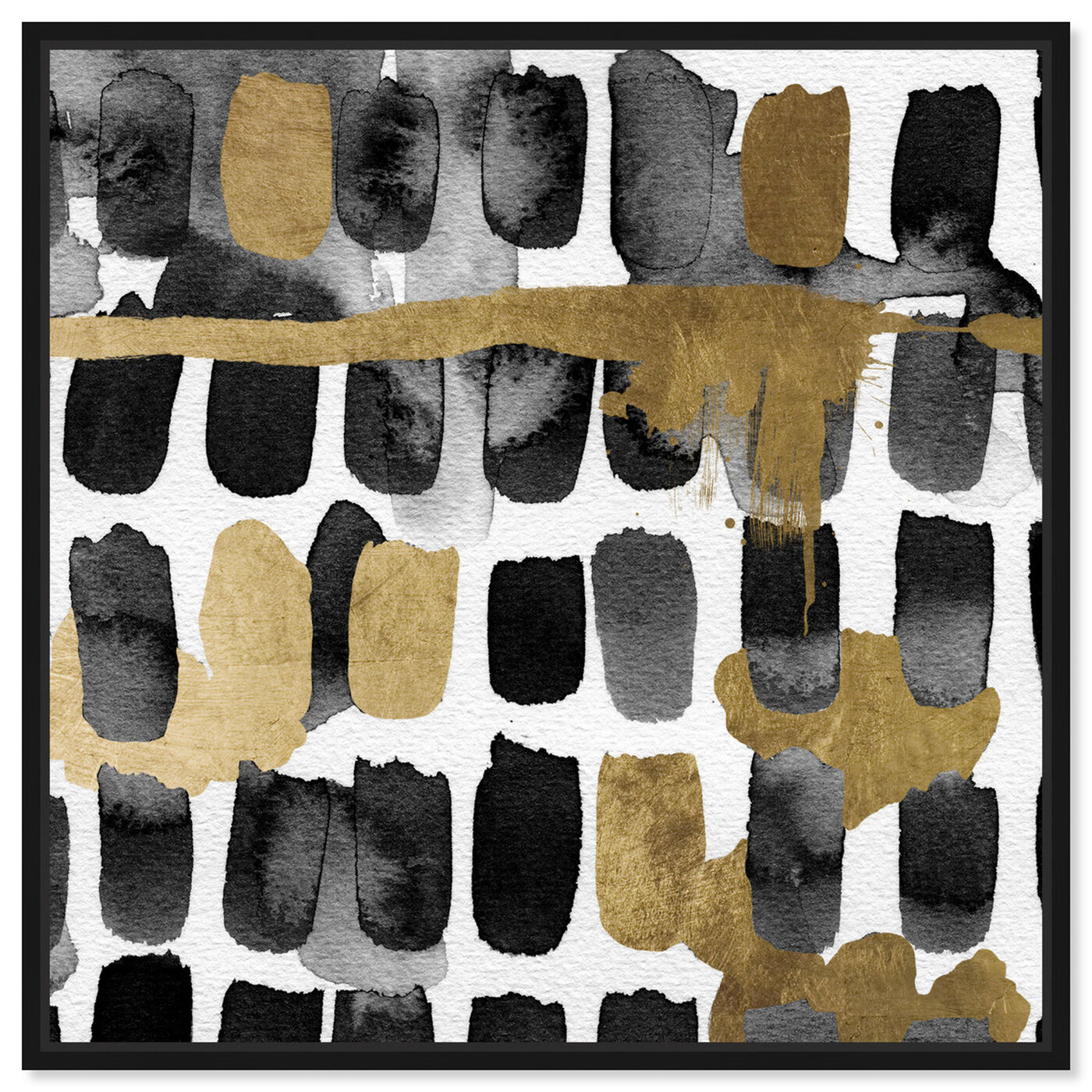 Front view of Golden Palette featuring abstract and textures art.