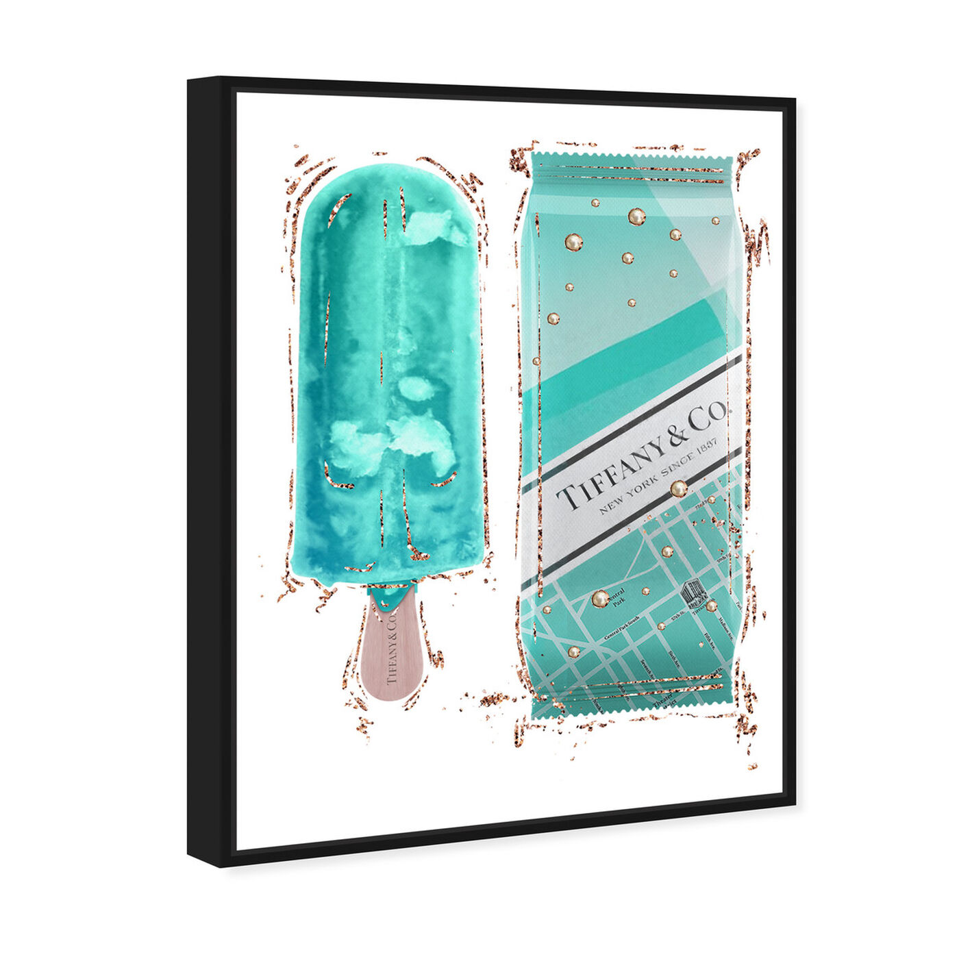Angled view of Sweet Fashion Aqua Pop featuring fashion and glam and lifestyle art.