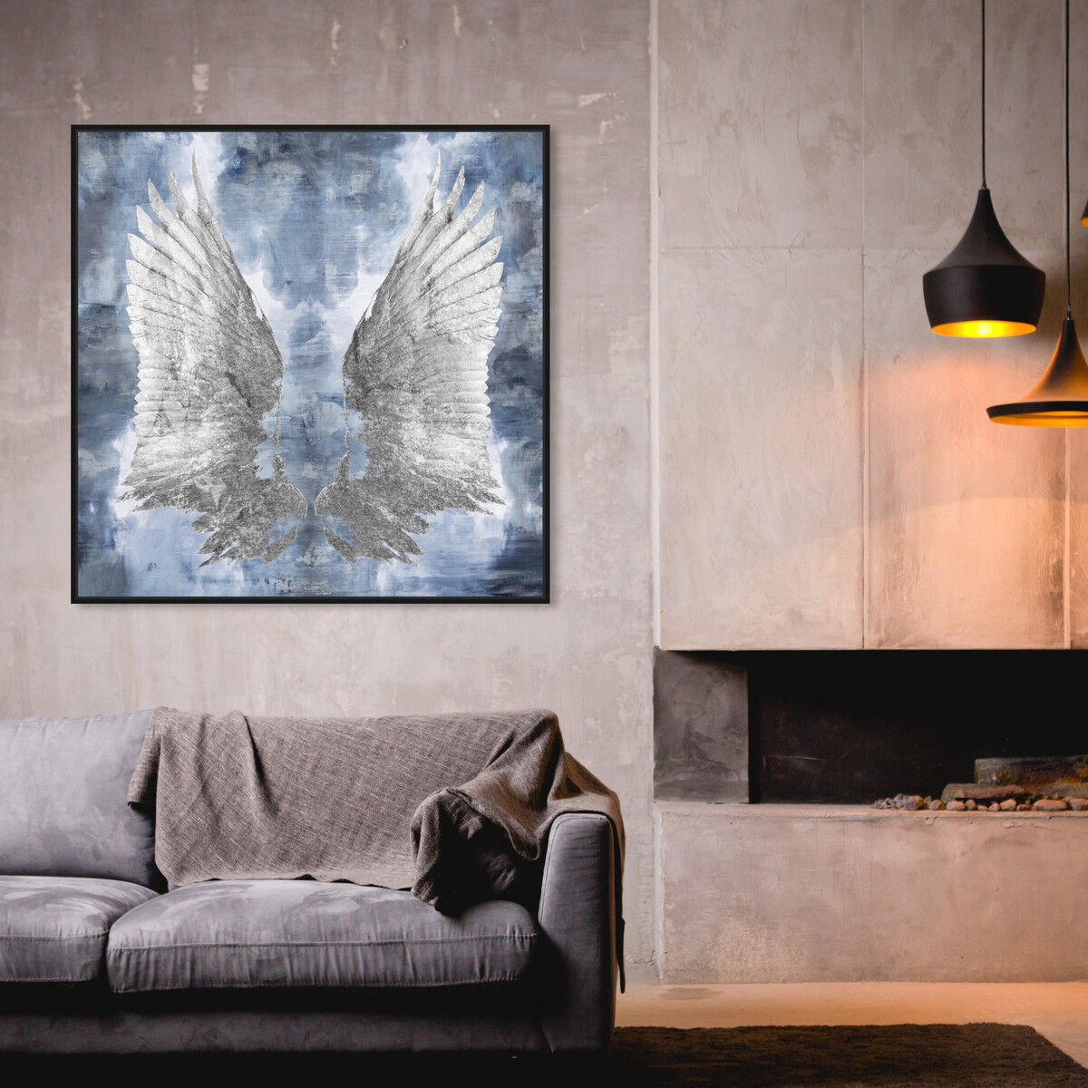 My Silver Wings I | Wall Art by Oliver Gal