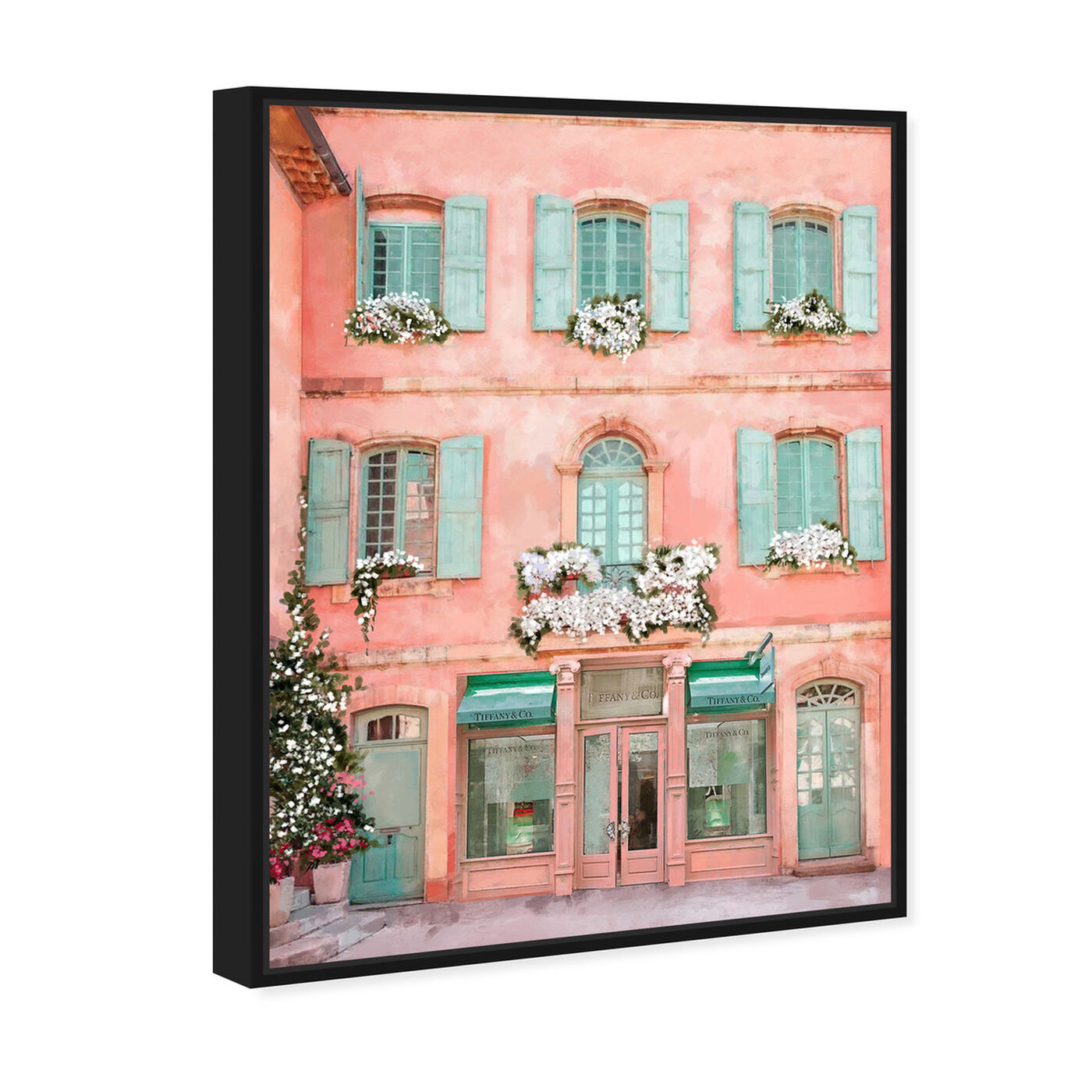 Angled view of Jewelry Store in Provence featuring fashion and glam and road signs art.