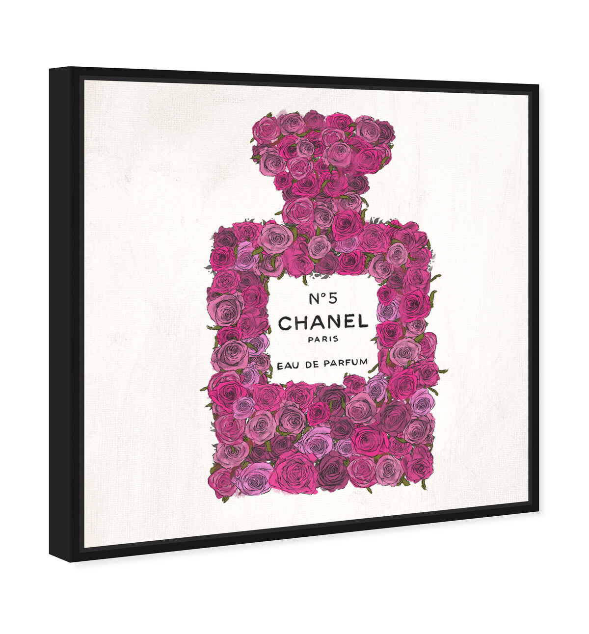 Number 5 Rose | Fashion and Glam Wall Art by Oliver Gal