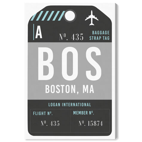 Boston Luggage Tag