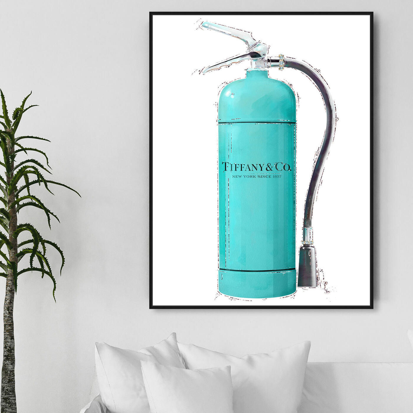 Hanging view of Acqua Extinguisher featuring fashion and glam and lifestyle art.