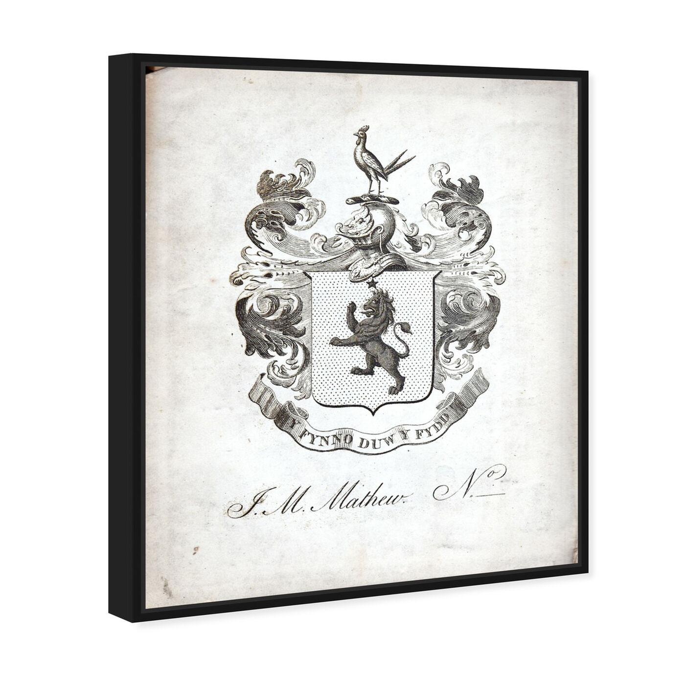 Angled view of Armorial Engravings IV featuring world and countries and european cultures art.