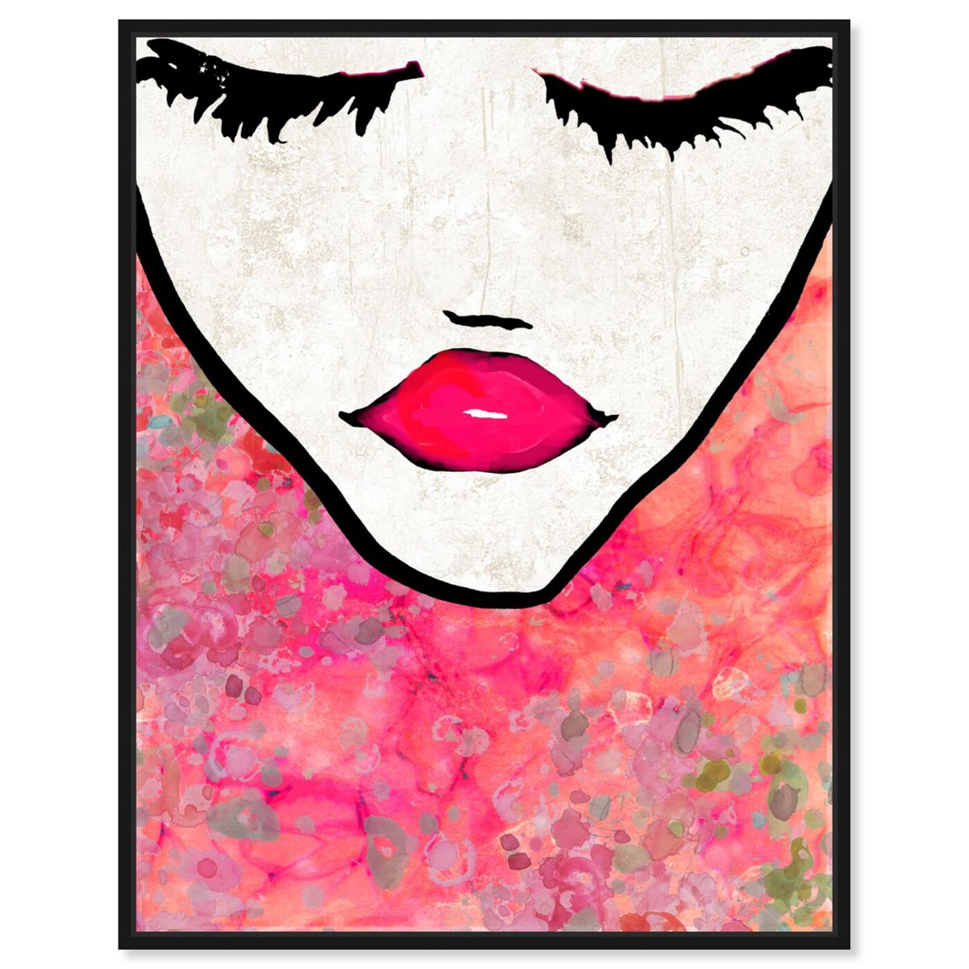 Front view of Flower Coveted featuring fashion and glam and portraits art.