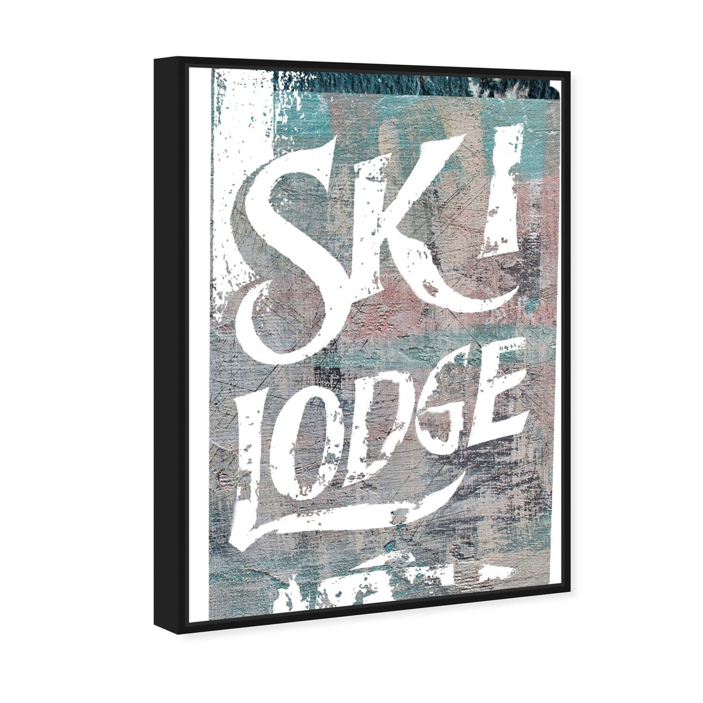 Angled view of Ski Lodge featuring sports and teams and skiing art.