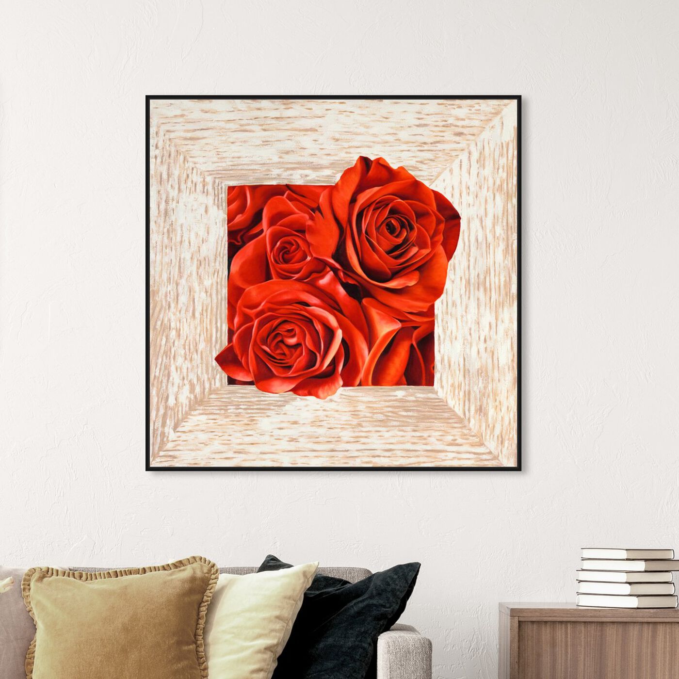 Hanging view of SAI - Crescit Lilium II featuring floral and botanical and florals art.