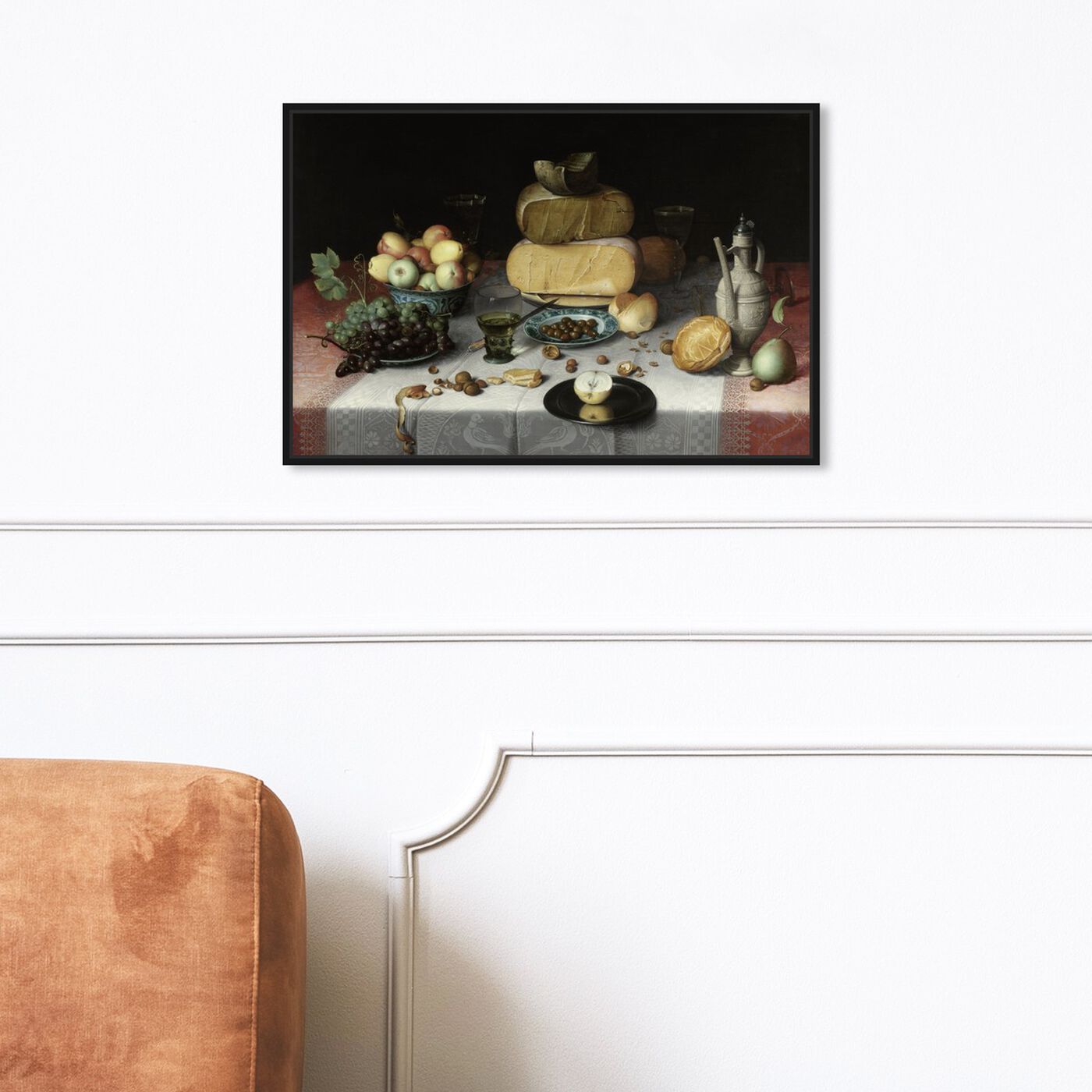 Hanging view of Cheese and Fruit - The Art Cabinet featuring classic and figurative and realism art.