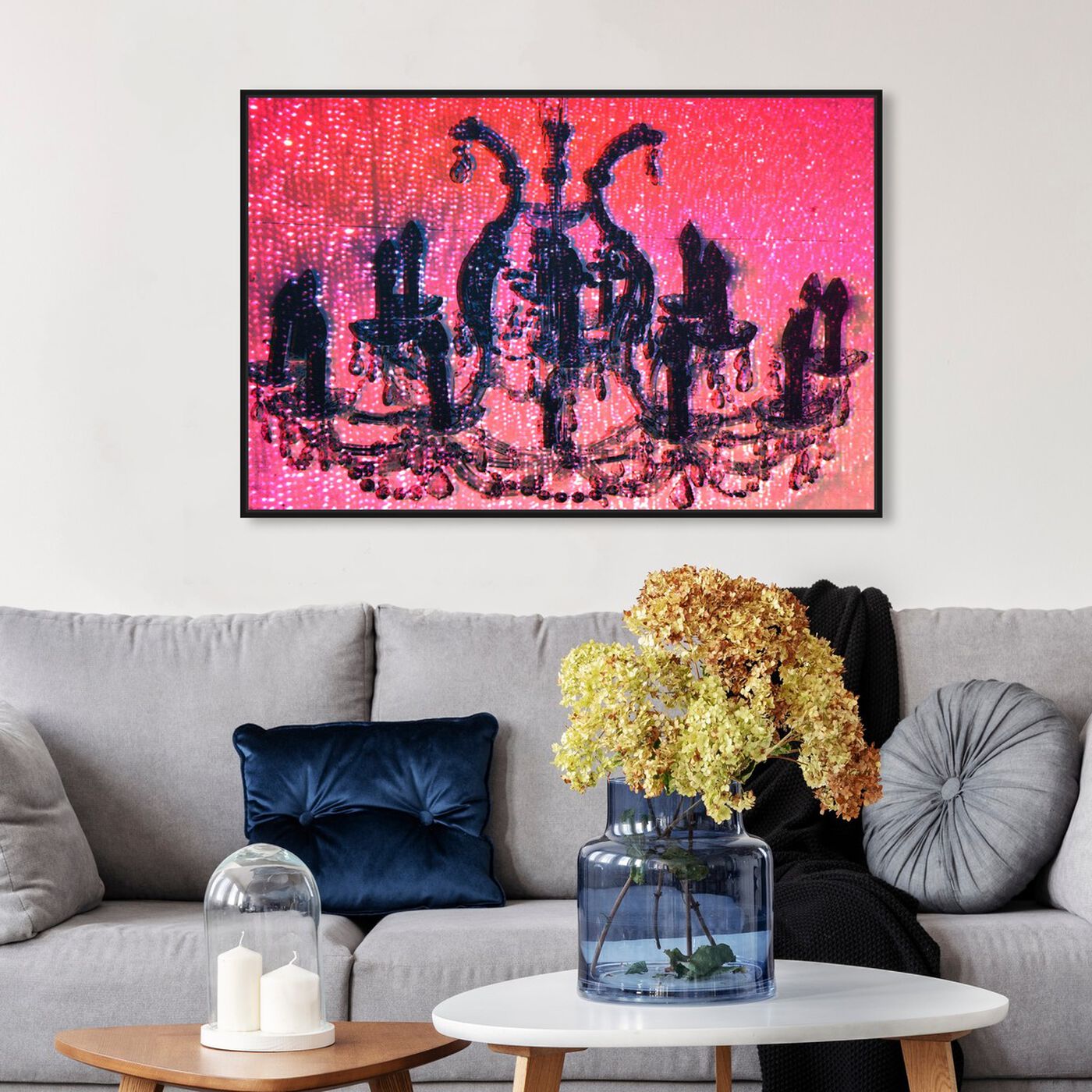 Hanging view of Diamond Burst featuring fashion and glam and chandeliers art.