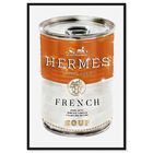 Front view of French Luxe Soup featuring fashion and glam and soup can art. image number null