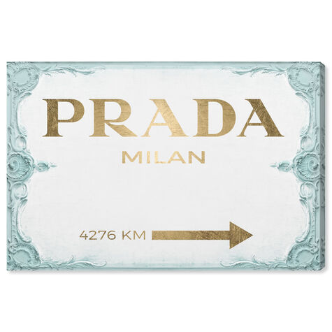 Milan Sign Aqua Gold