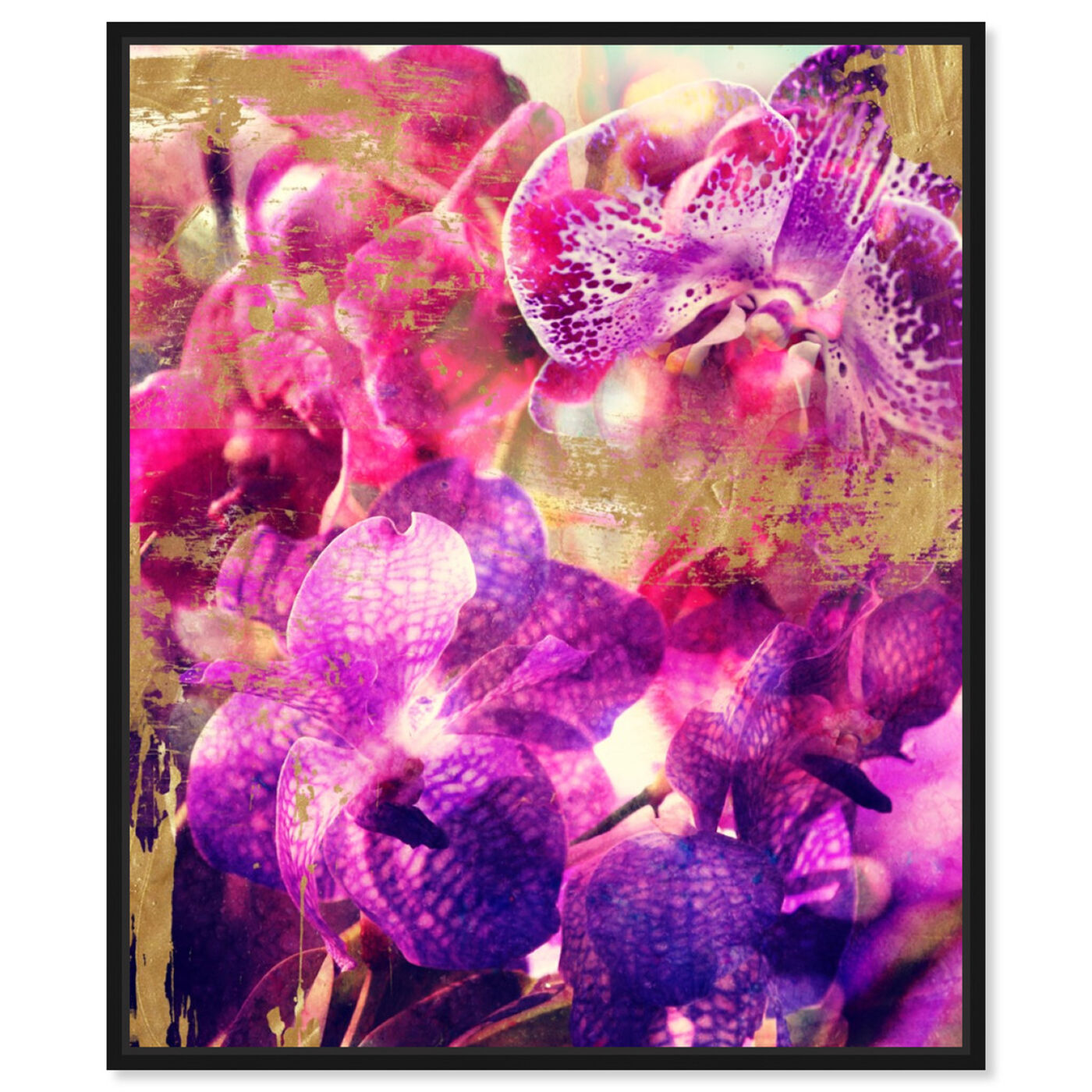 Front view of Orchid Gold featuring floral and botanical and florals art.