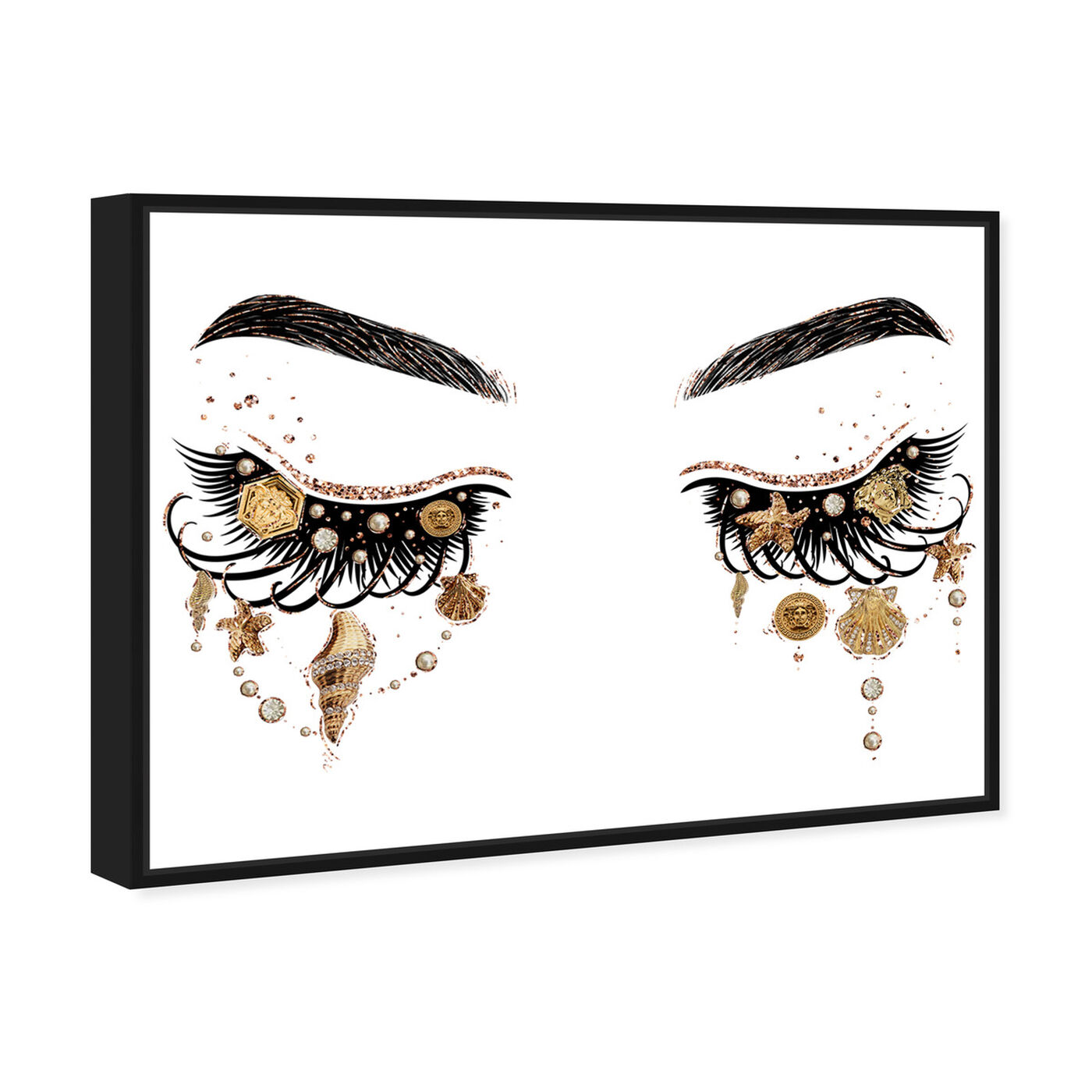 Angled view of Gianni Eyes and Treasures featuring fashion and glam and makeup art.