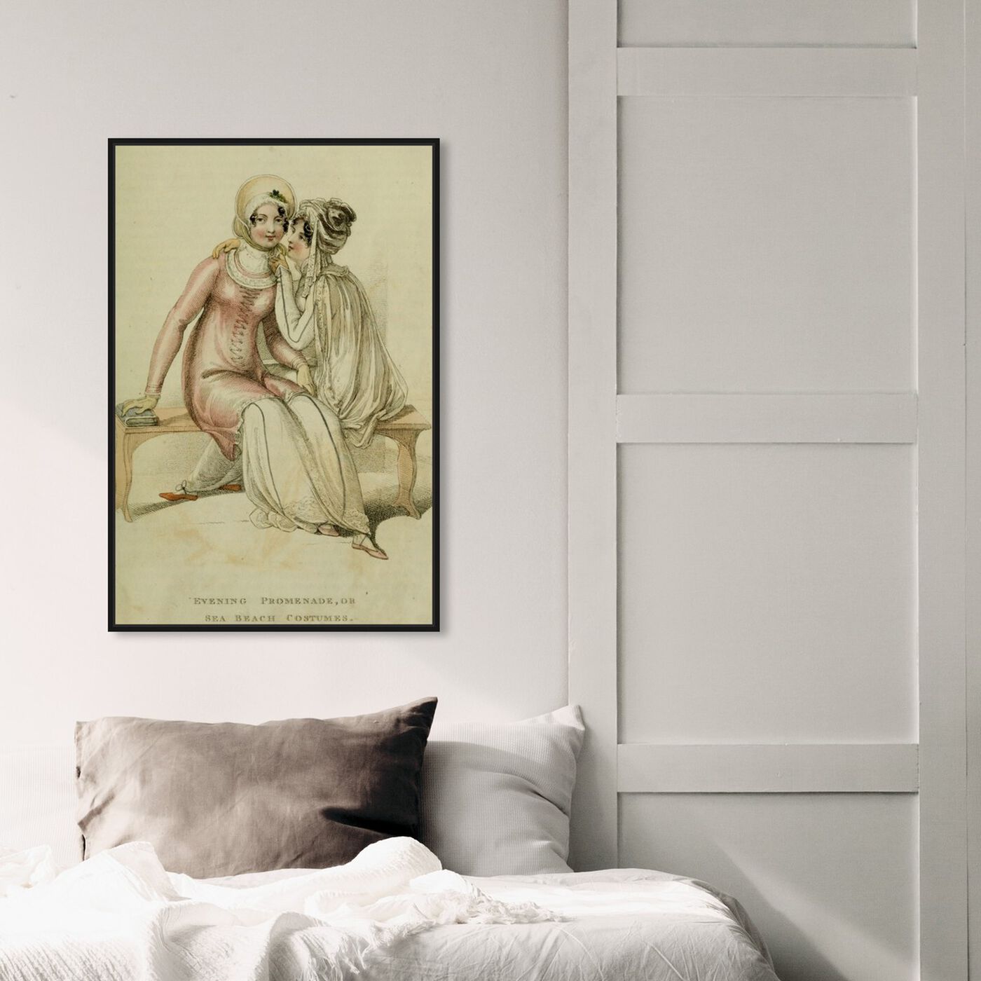 Hanging view of Evening Promenade - The Art Cabinet featuring classic and figurative and realism art.