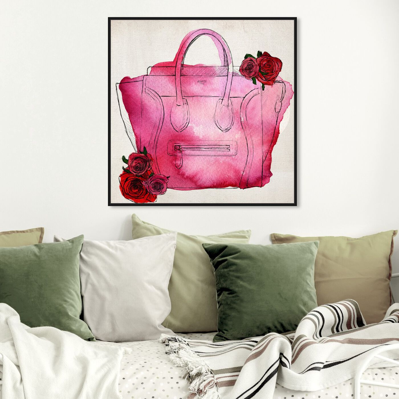 Hanging view of Spoil Me Please! featuring fashion and glam and handbags art.