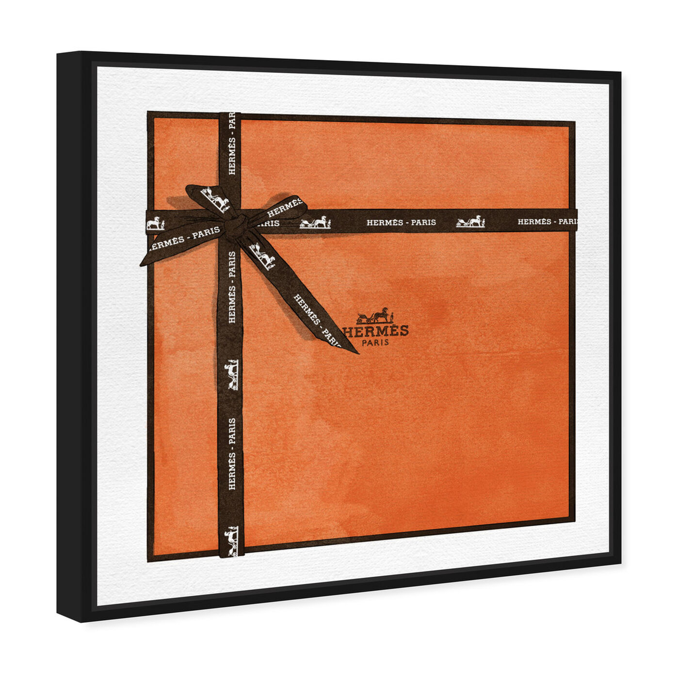 Angled view of Perfect Orange Gift featuring fashion and glam and lifestyle art.