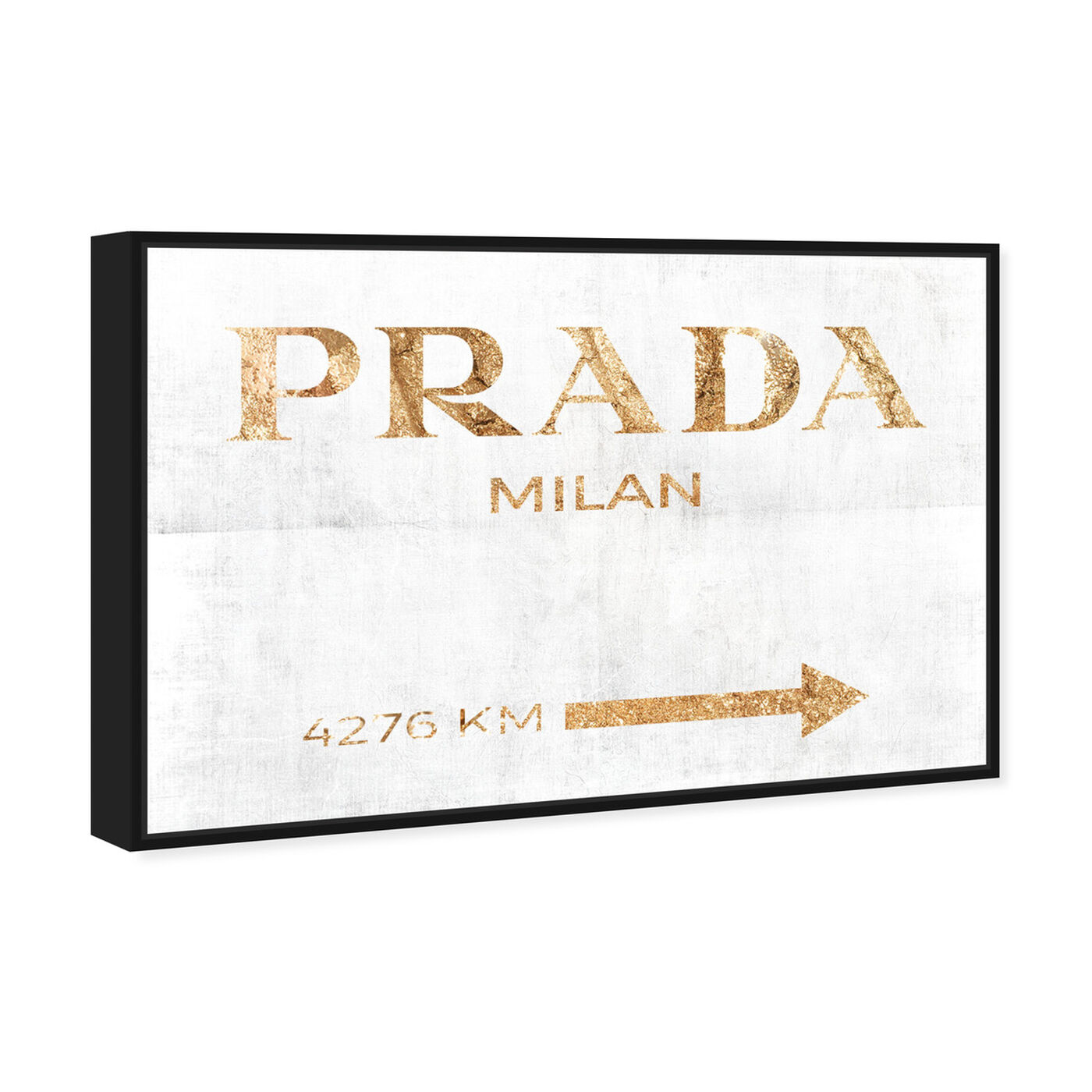 Angled view of Milan Pure featuring fashion and glam and road signs art.