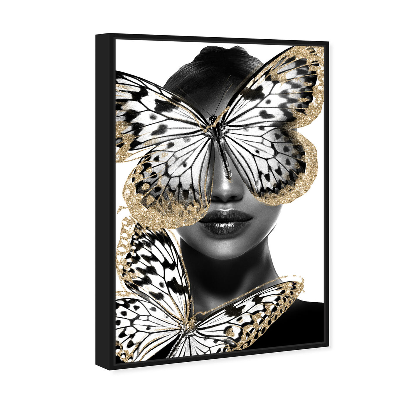 Angled view of Royalty of Wings featuring fashion and glam and portraits art.