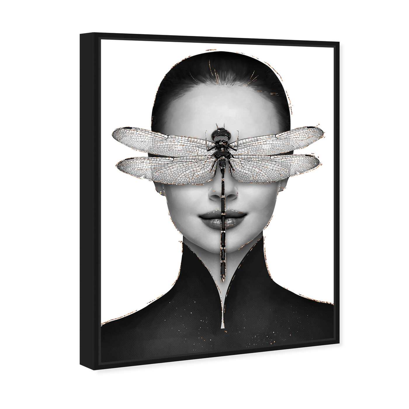 Angled view of Dragonfly Duchess featuring fashion and glam and portraits art.