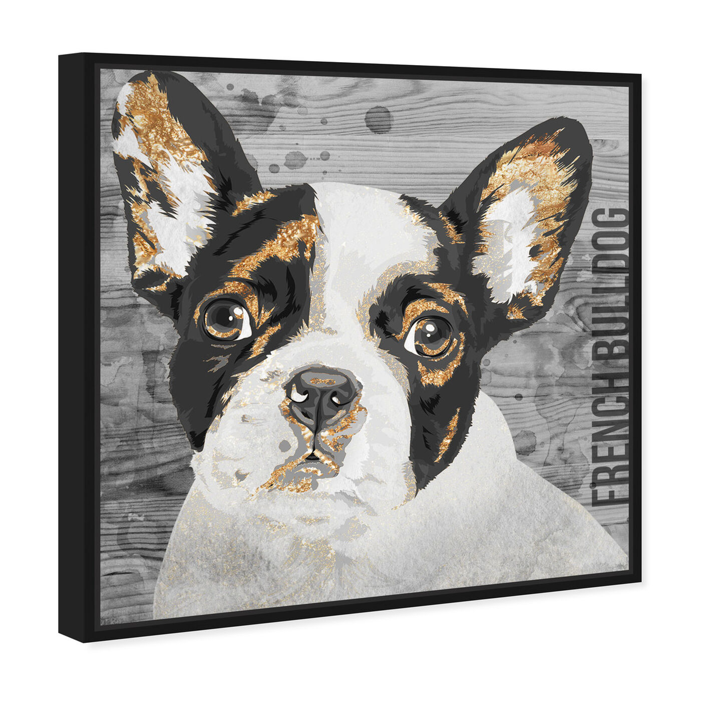 Angled view of Love My French Bulldog featuring animals and dogs and puppies art.
