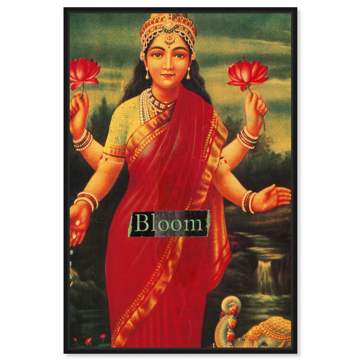 Front view of Bloom by Anne Wadsworth featuring world and countries and asian cultures art.