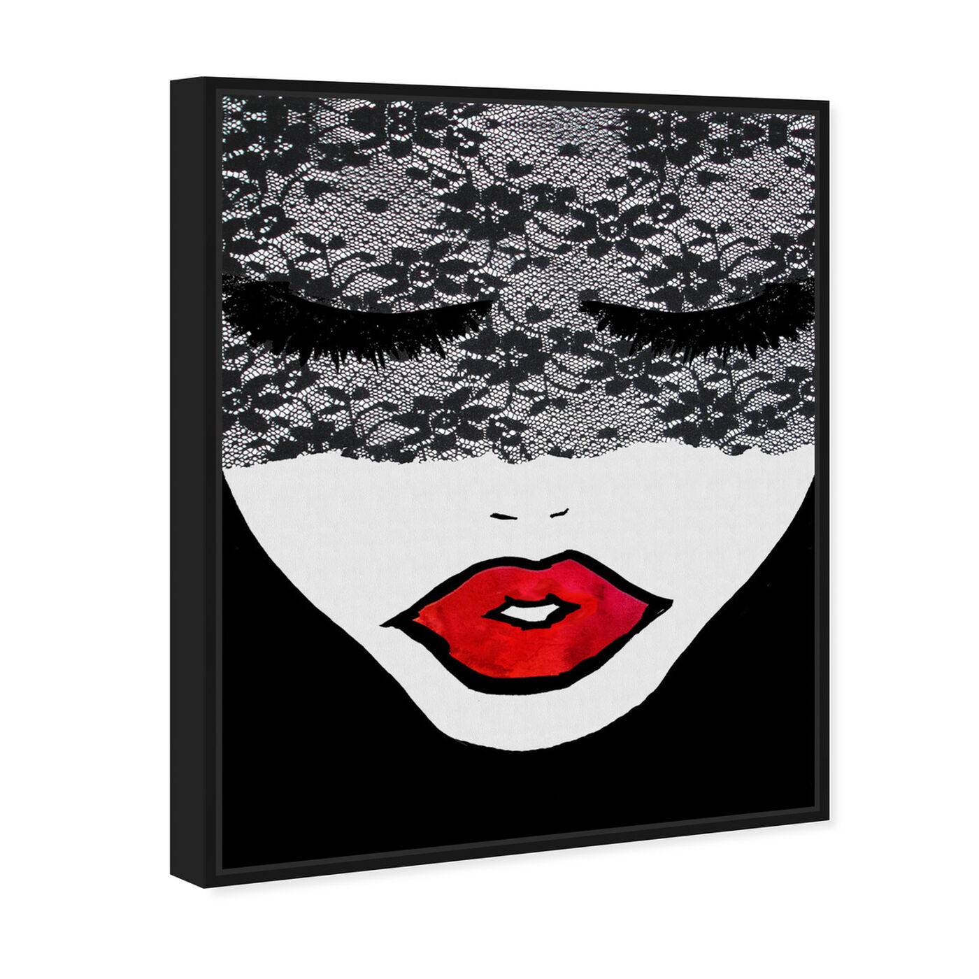 Angled view of 50 Shades of Covet featuring fashion and glam and lips art.