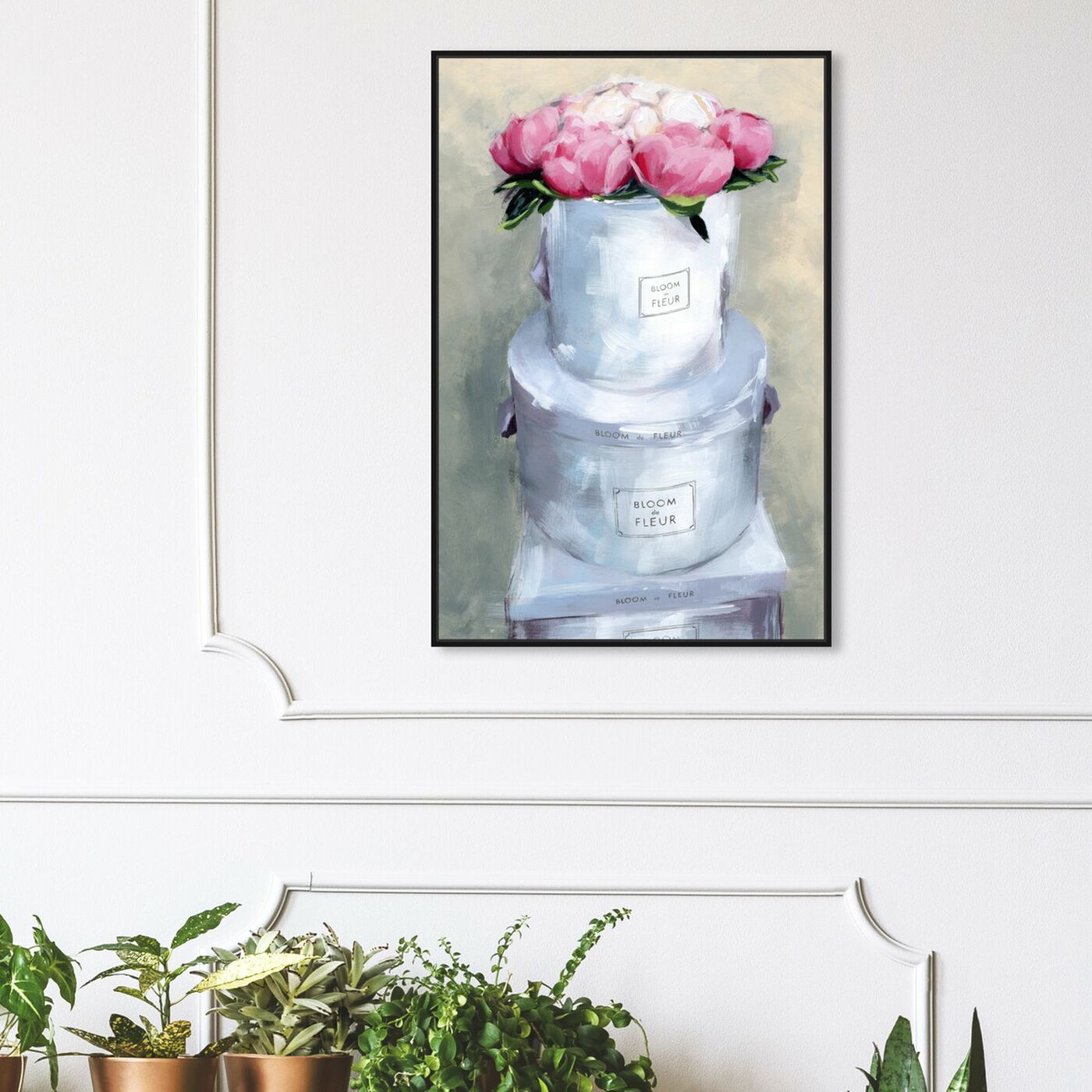 Hanging view of Special Delivery featuring floral and botanical and florals art.