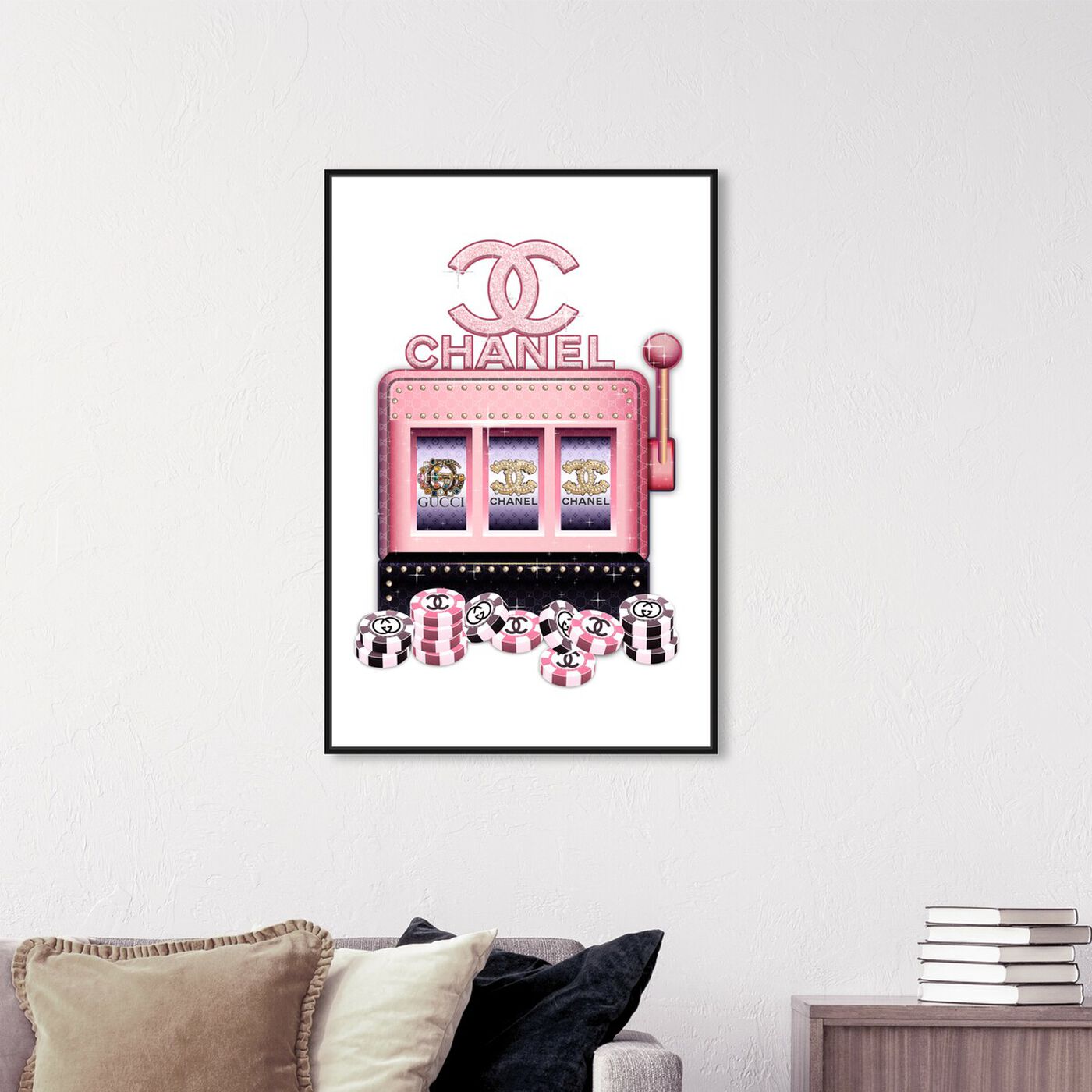 Couture Pink Slots  Wall Art by The Oliver Gal