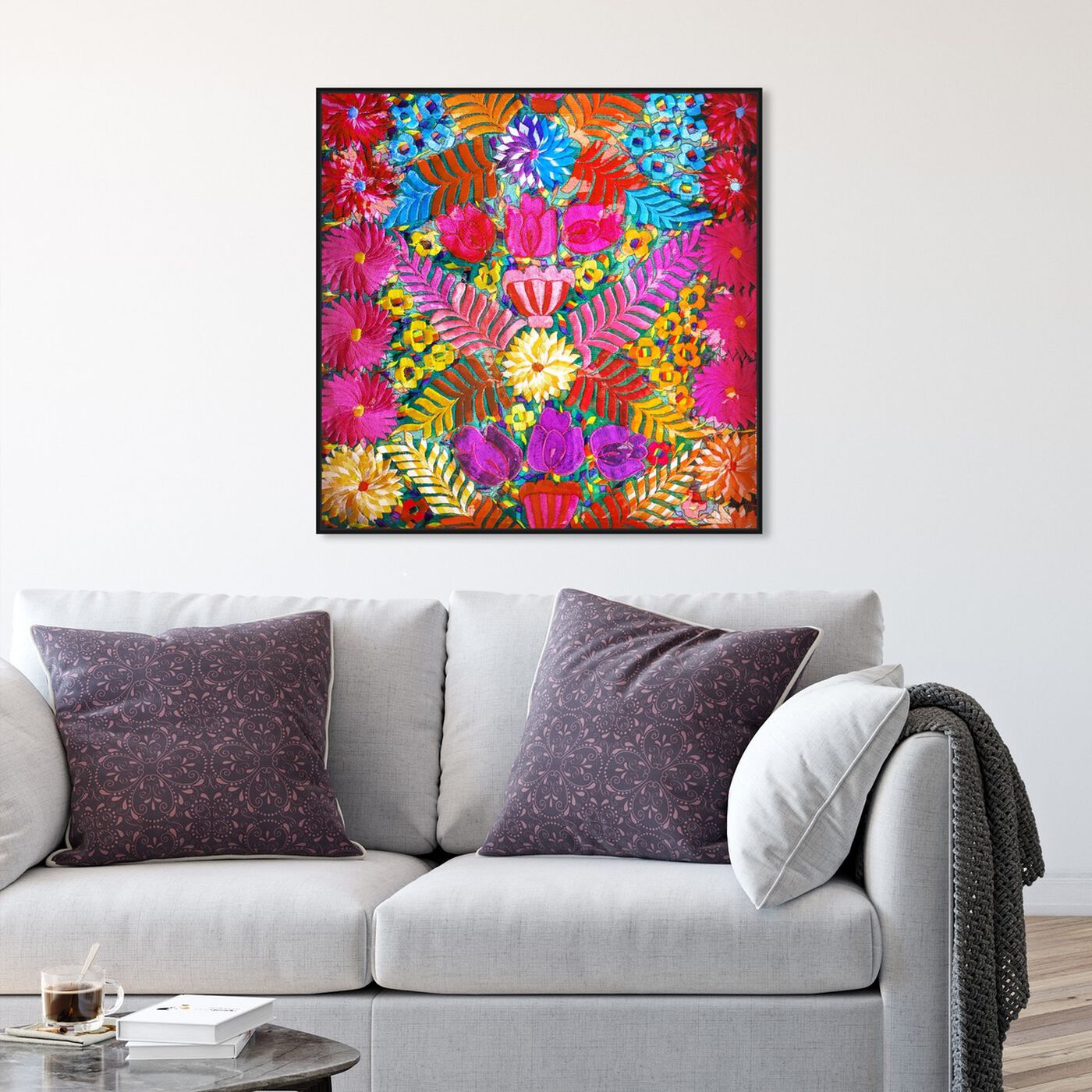 Hanging view of Prado Floral featuring floral and botanical and florals art.