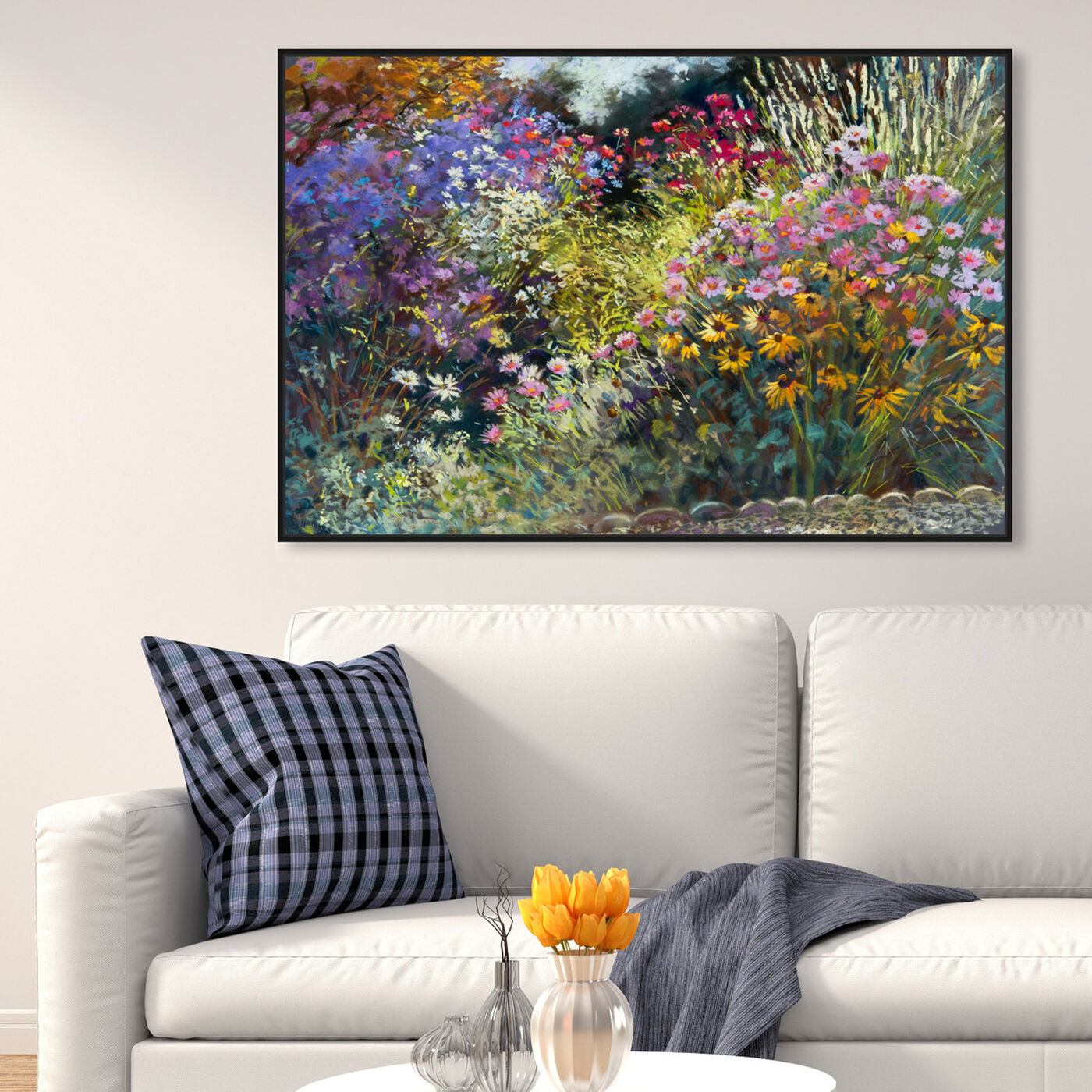 Hanging view of SAI - Elegant Arrangement featuring floral and botanical and gardens art.