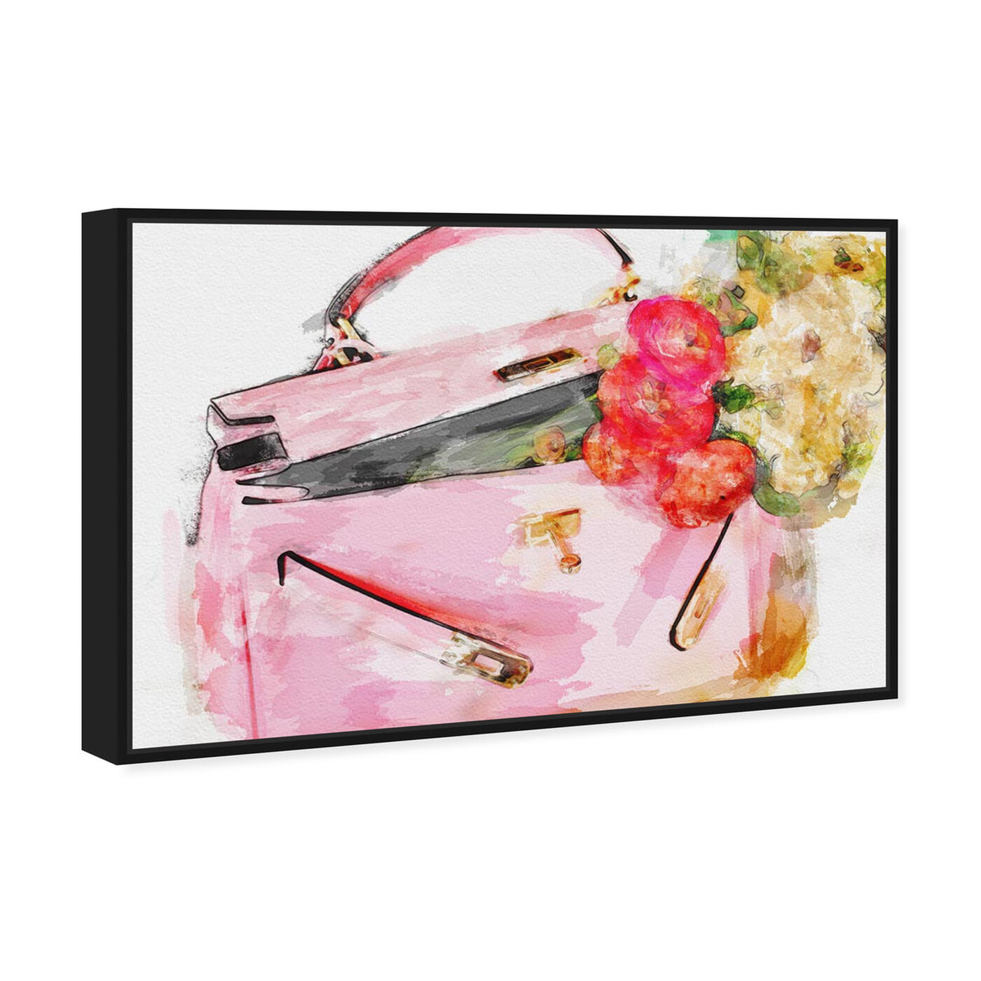 Angled view of Blooming Love  featuring fashion and glam and handbags art.