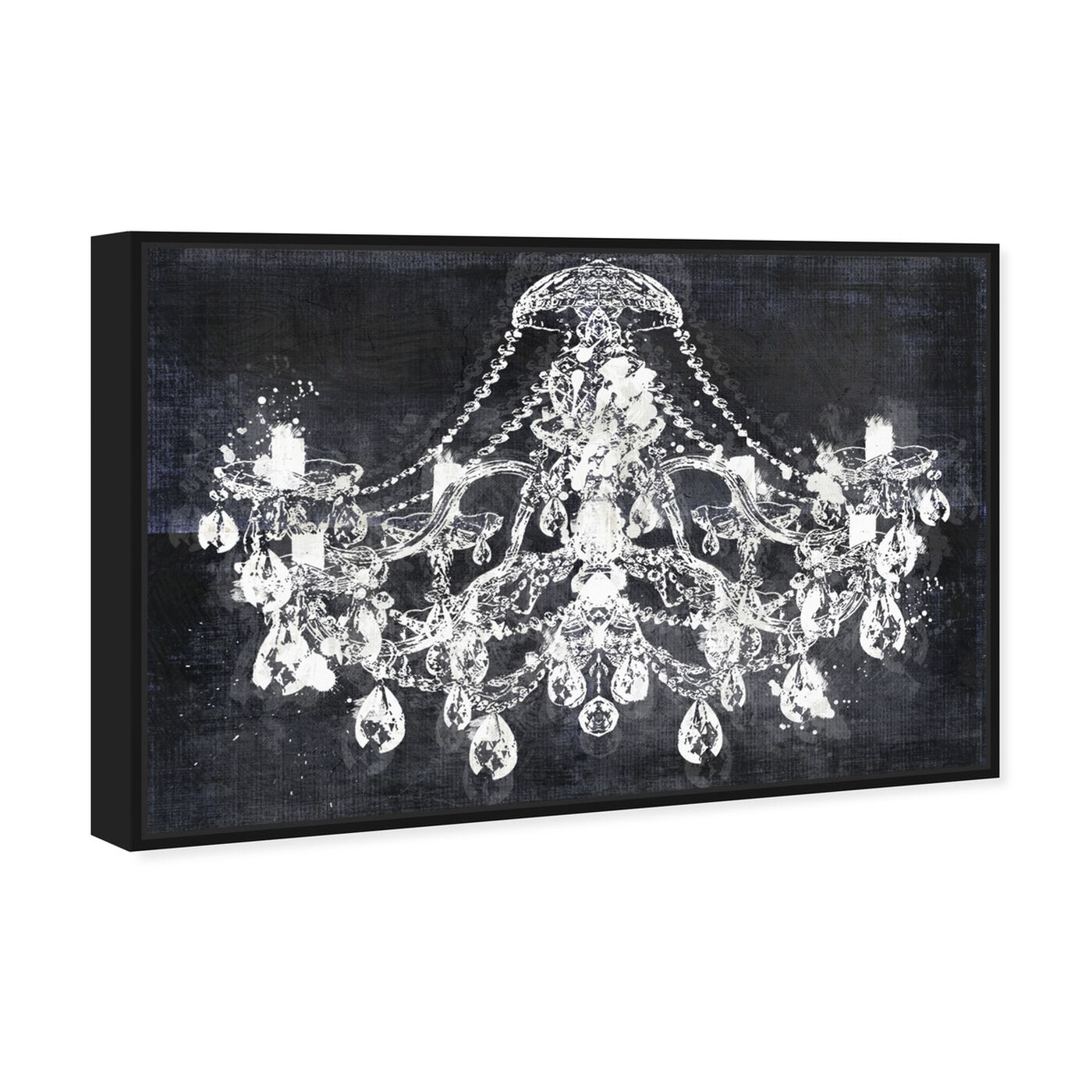 Angled view of Midnight Diamonds featuring fashion and glam and chandeliers art.