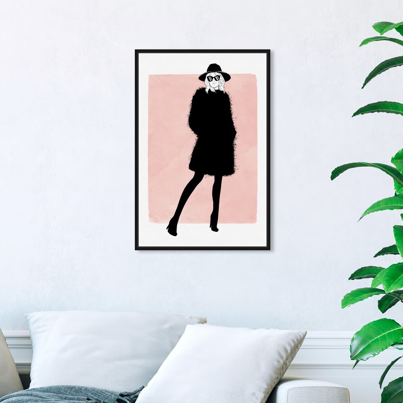 Hanging view of Like a Cloud featuring fashion and glam and outfits art.