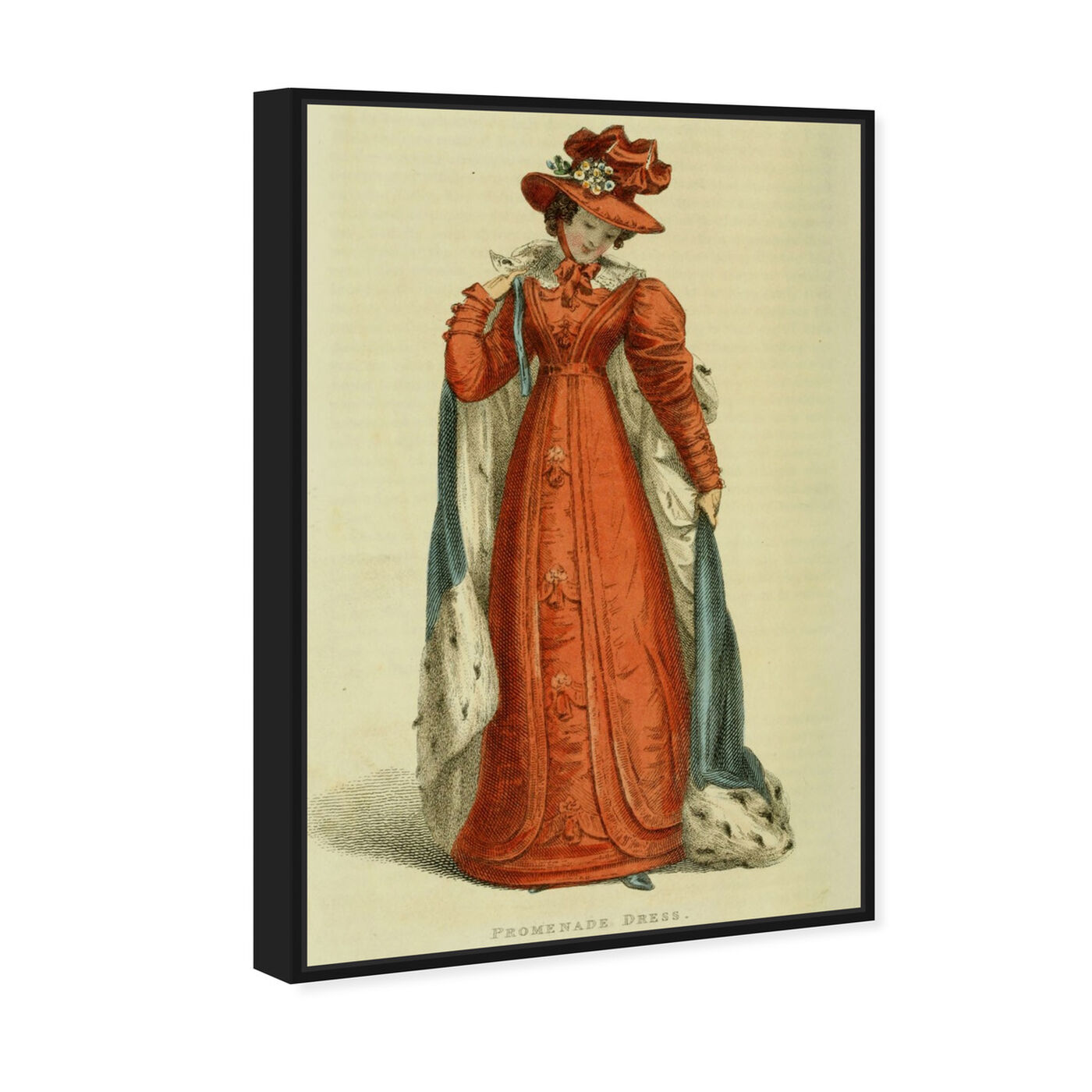 Angled view of Promenade Dress - The Art Cabinet featuring fashion and glam and dress art.