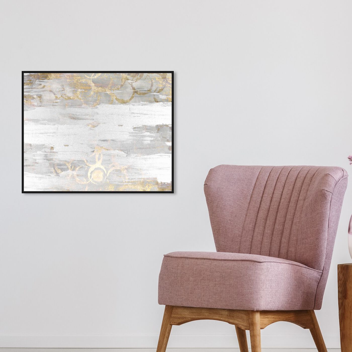 Hanging view of Elegance featuring abstract and paint art.