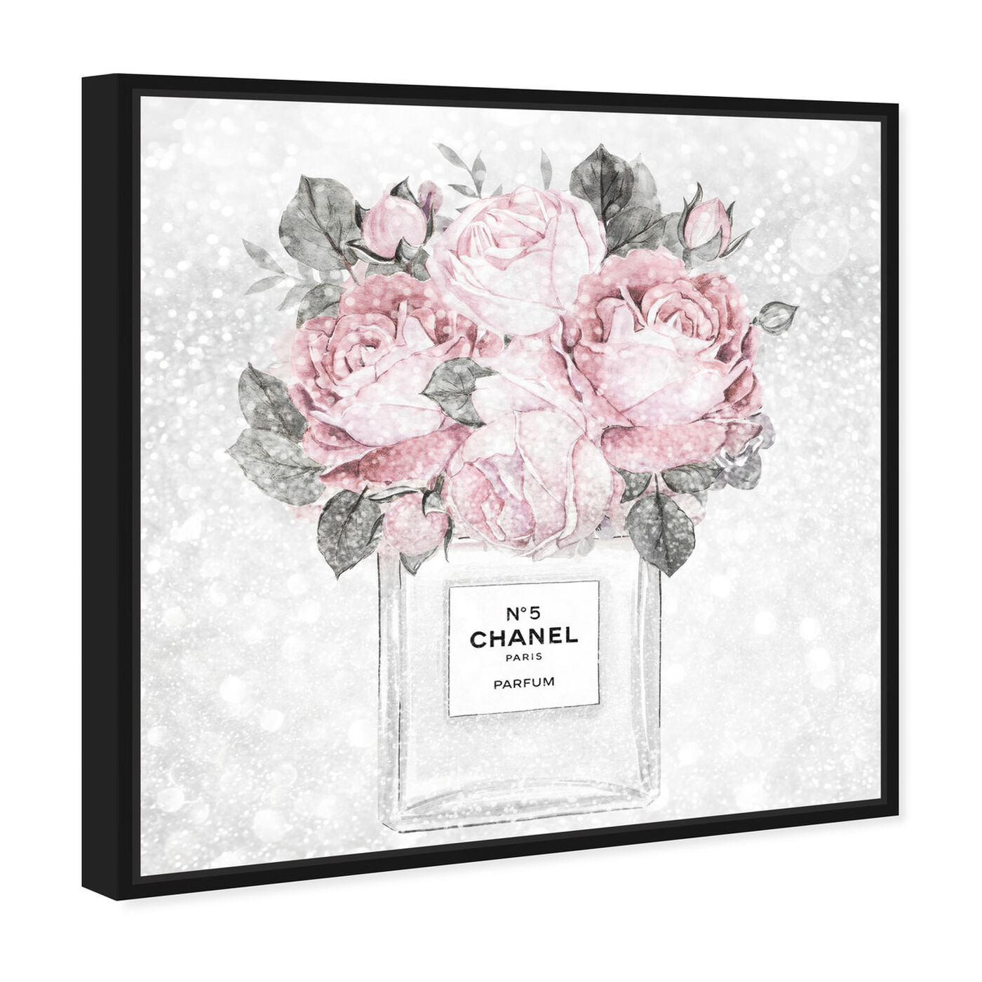 Angled view of Doll Memories - Rose Queen featuring floral and botanical and florals art.
