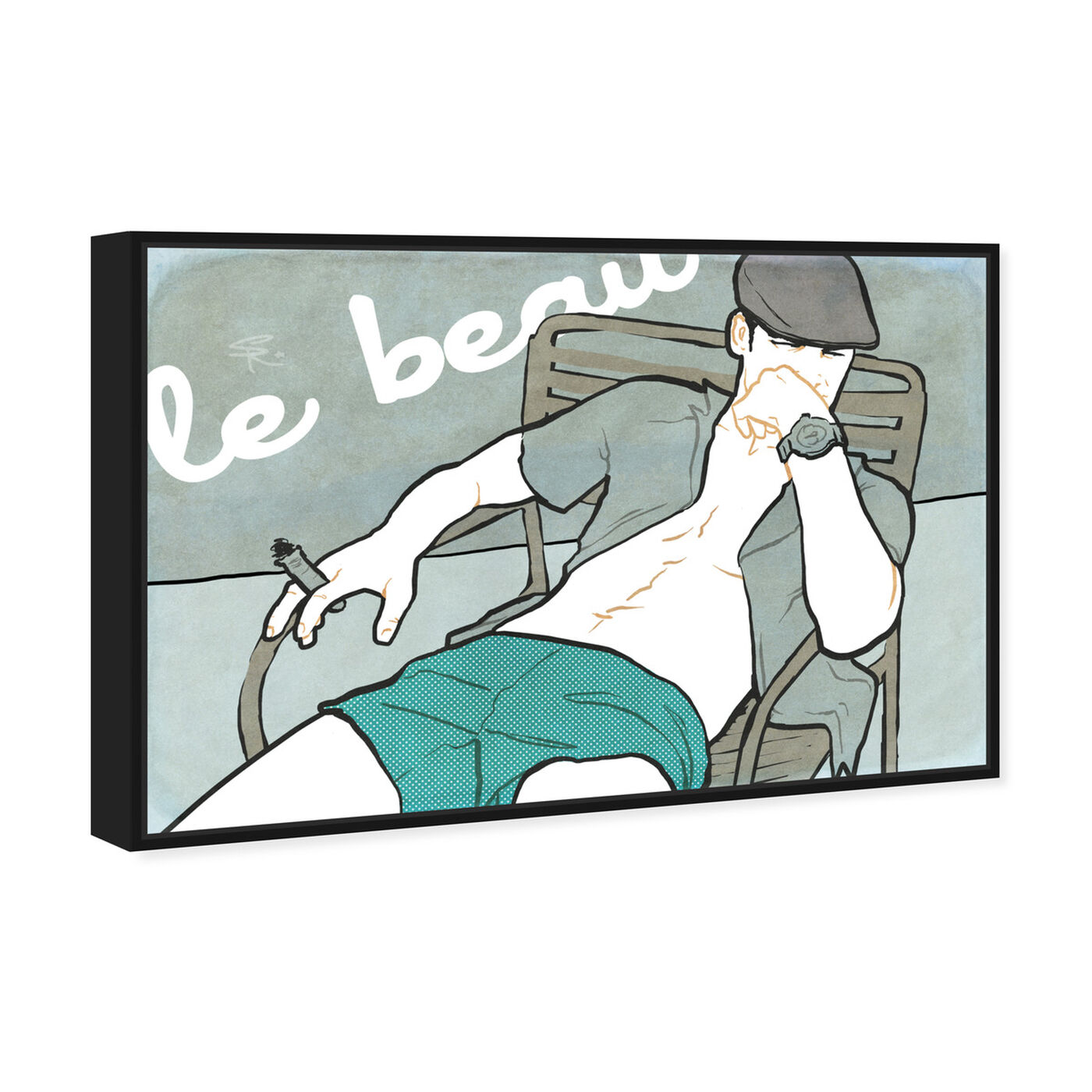 Angled view of Le Beau featuring fashion and glam and fashion art.