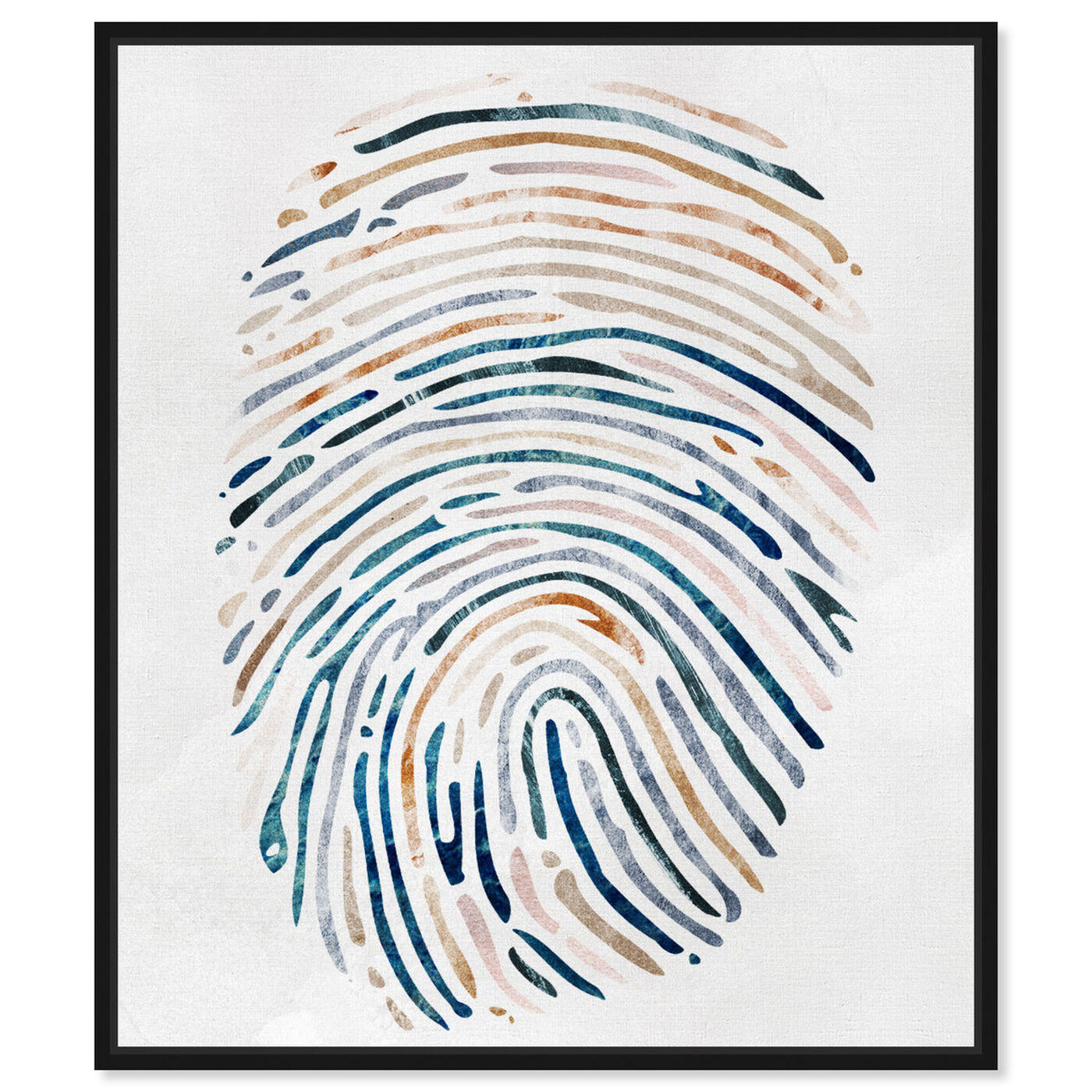 Front view of Vacation Thumbprint featuring abstract and shapes art.
