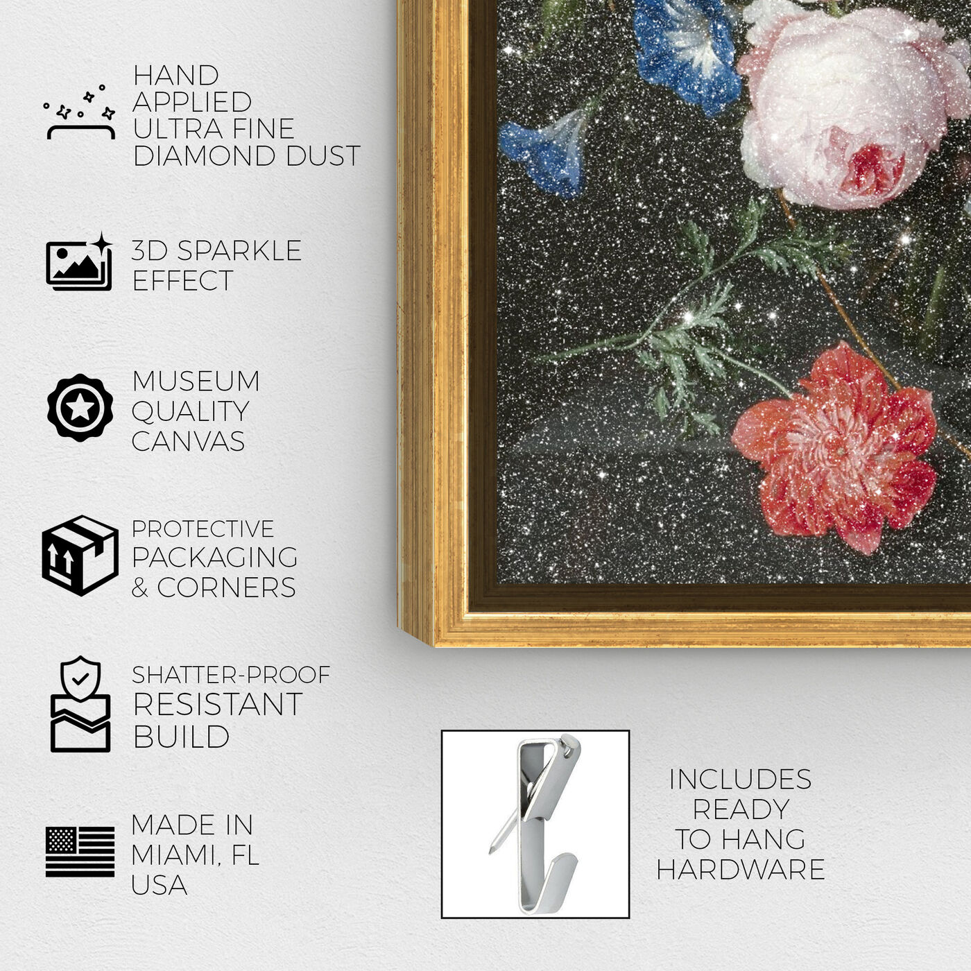 Flower Arrangement XIV: Diamond Dust™