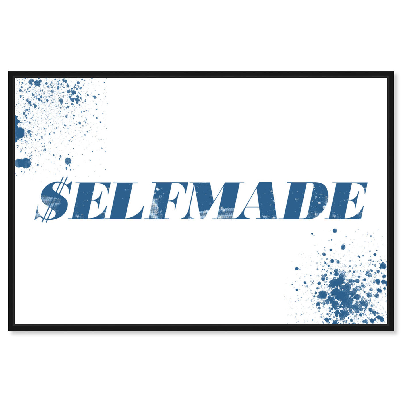 Front view of $elfmade featuring typography and quotes and quotes and sayings art.