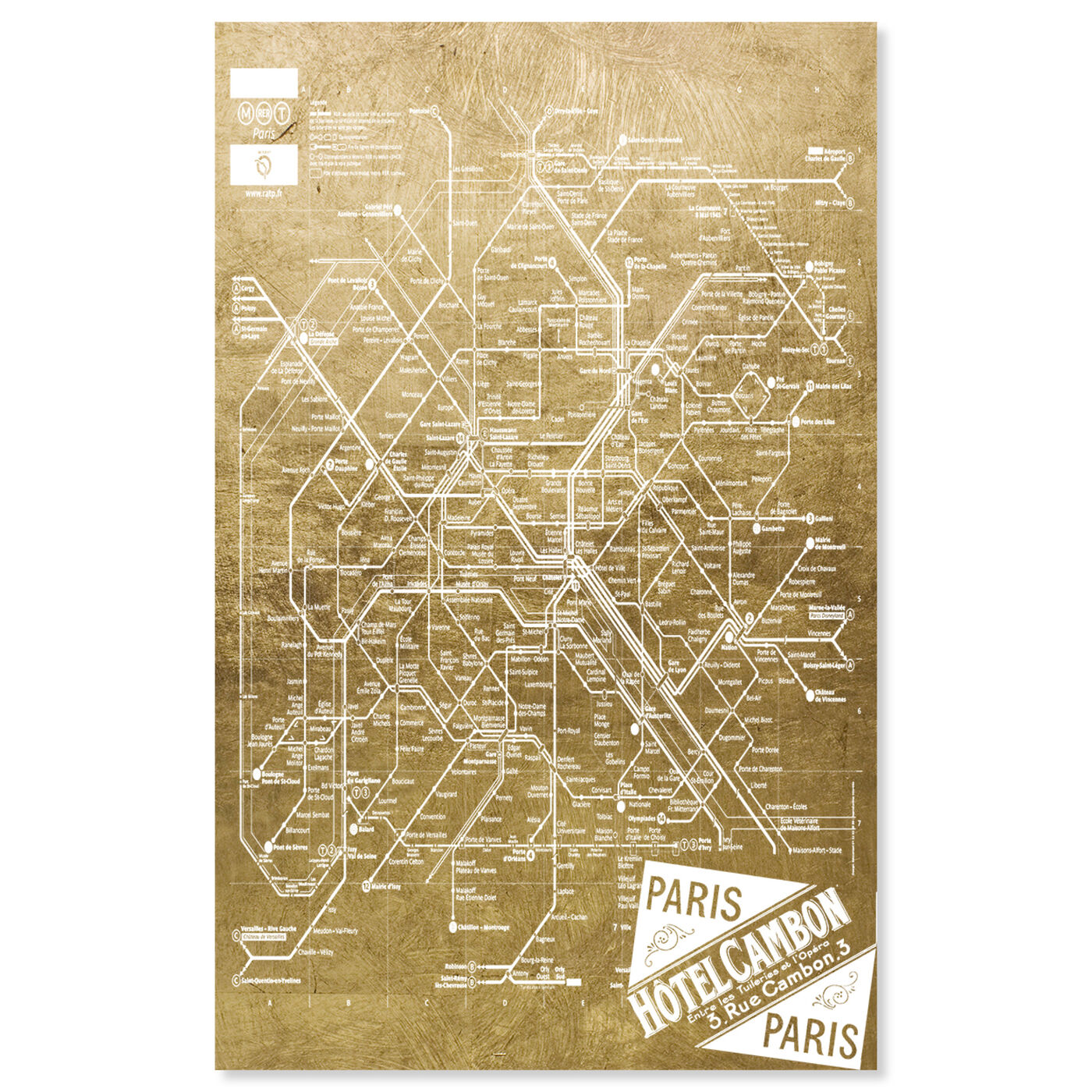 Paris Metro Map II