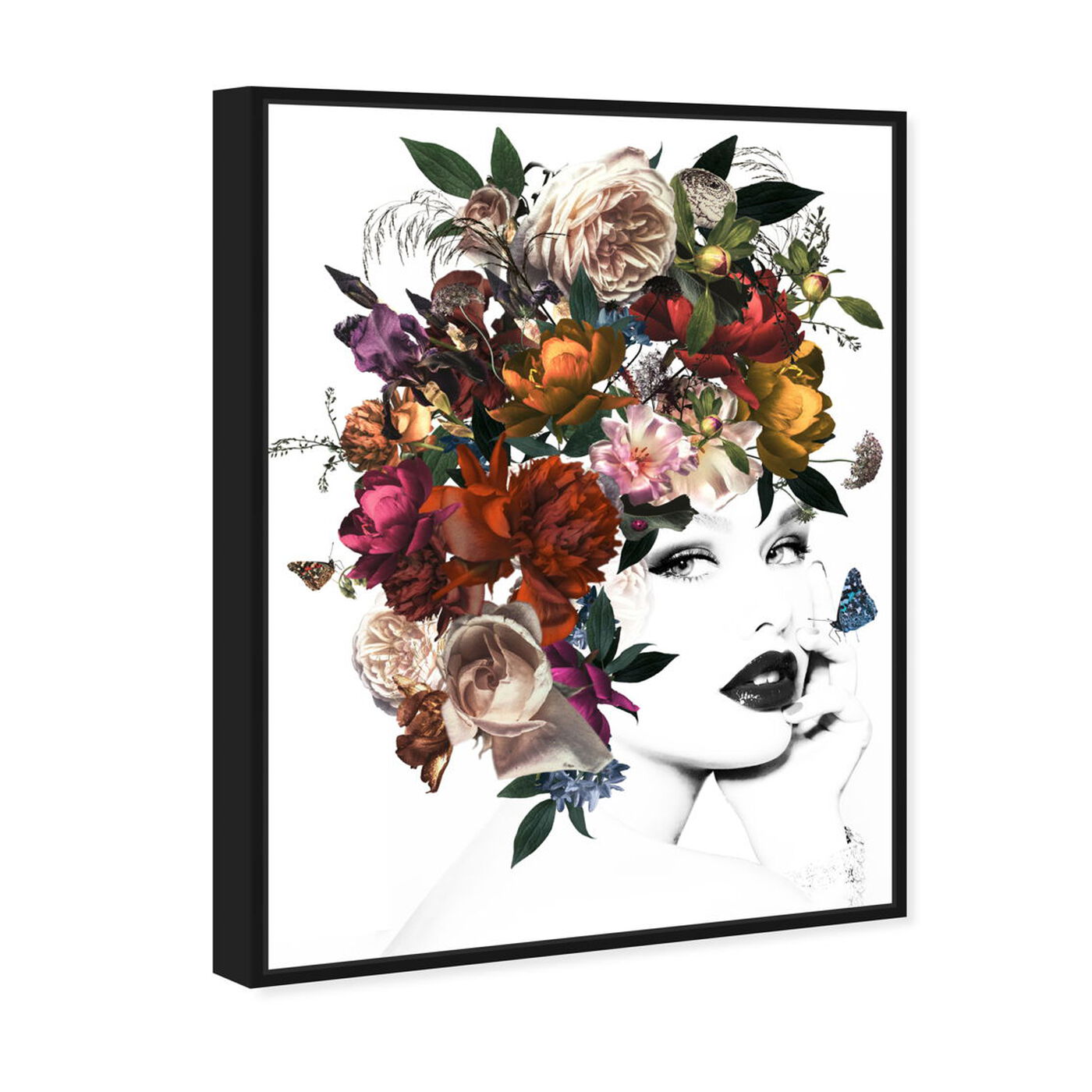 Angled view of Queen Flora featuring fashion and glam and portraits art.
