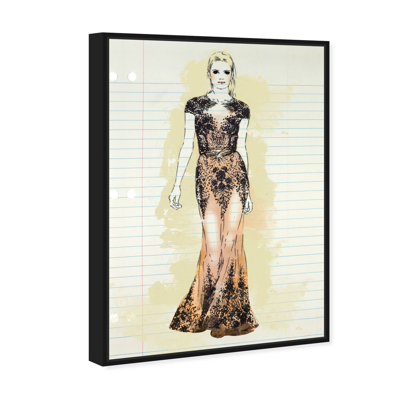 Angled view of Fashion Illustration 5 featuring fashion and glam and dress art.