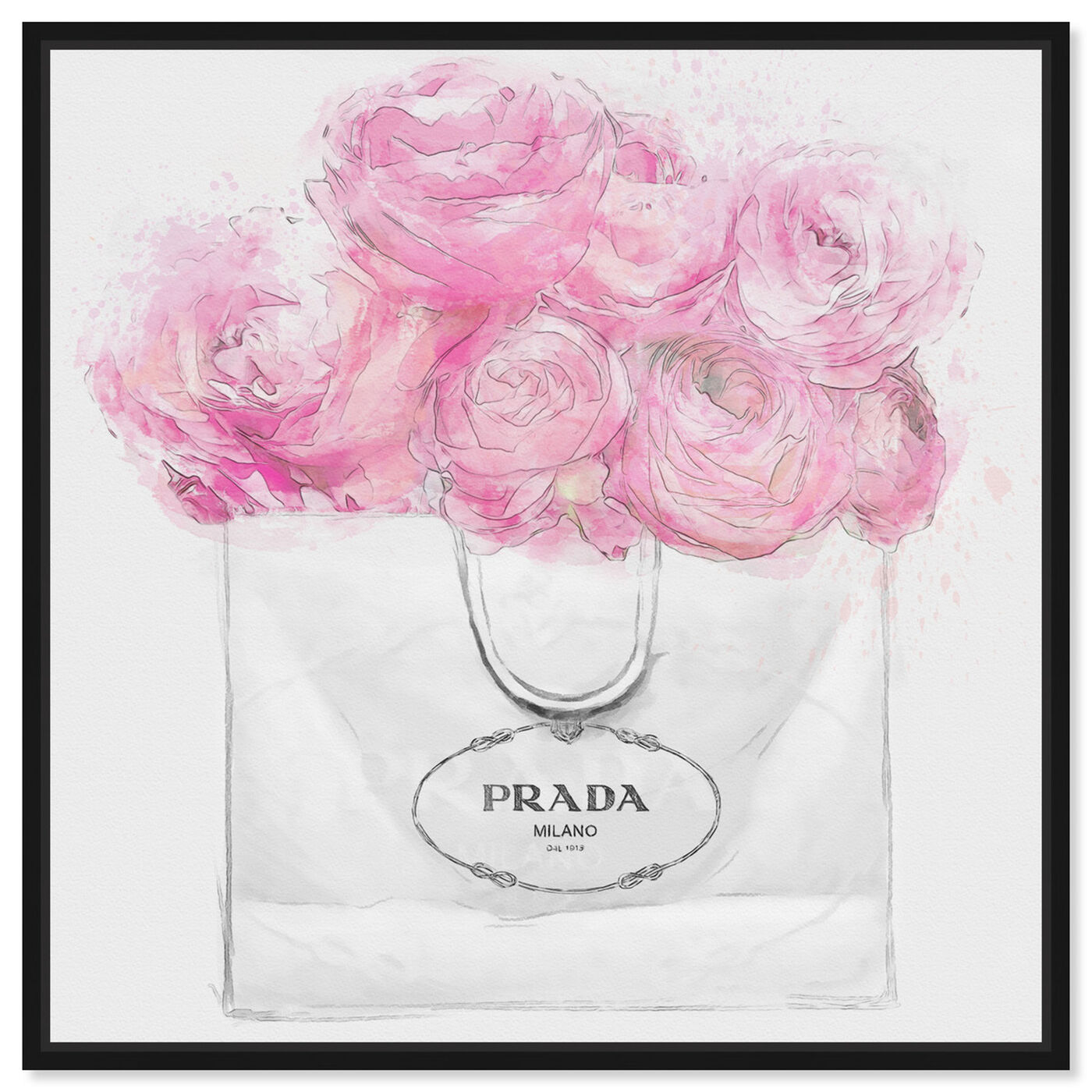 Front view of Shopping for Peonies Light featuring fashion and glam and fashion art.