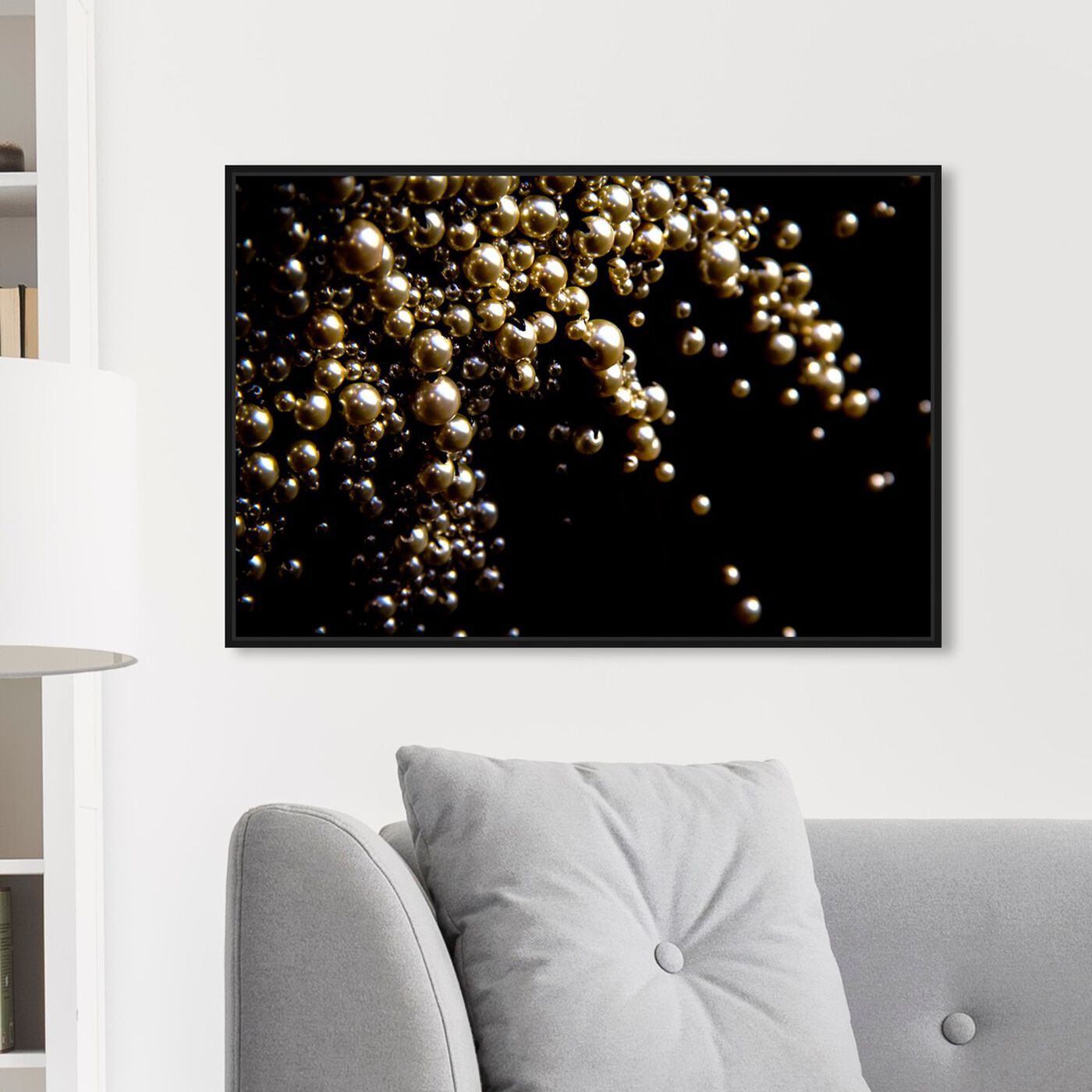Hanging view of Mark Zunino - Raining Beads II featuring fashion and glam and jewelry art.