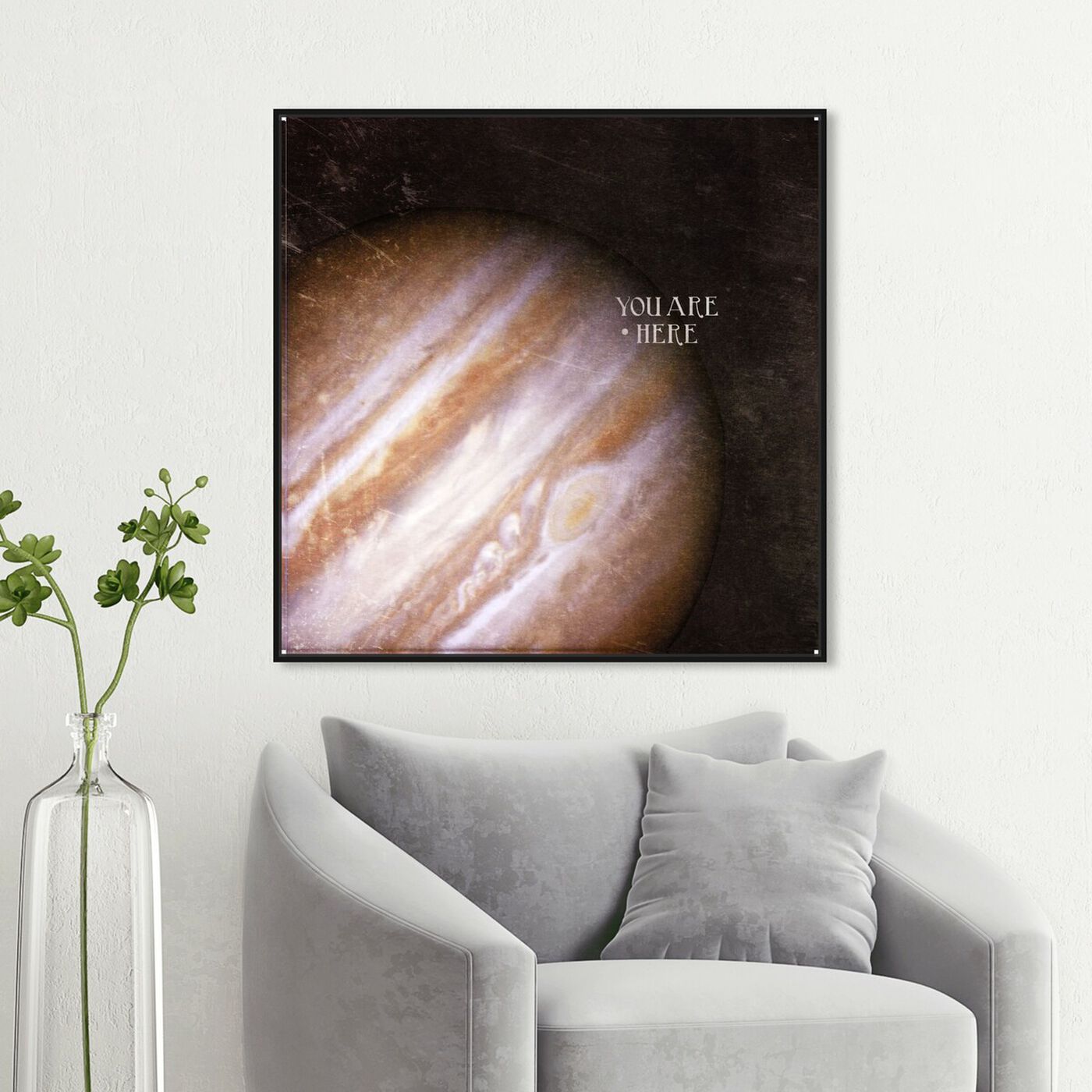 Hanging view of Jupiter featuring astronomy and space and planets art.