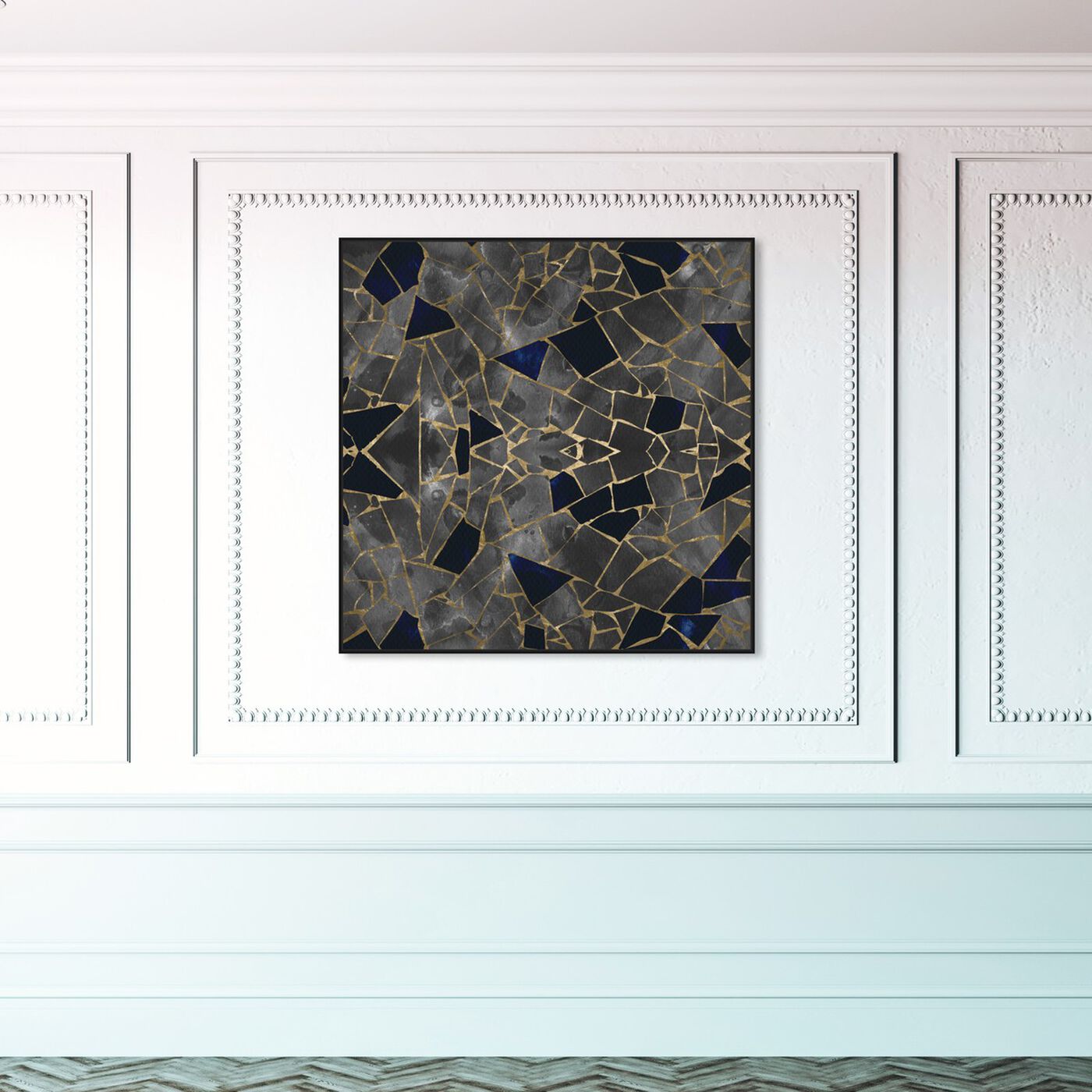 Hanging view of Fortune featuring abstract and patterns art.