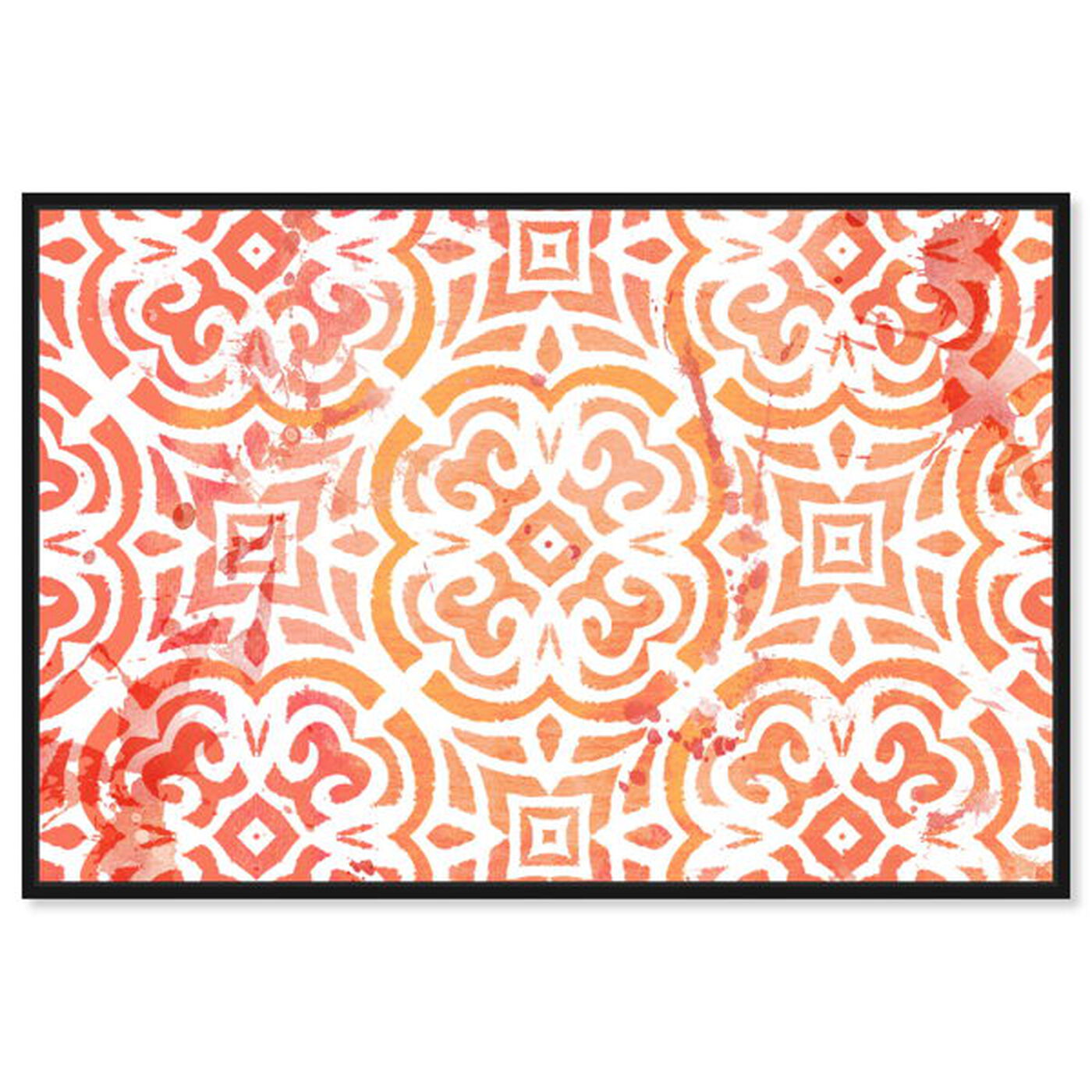 Front view of Peachy Afternoon featuring abstract and patterns art.